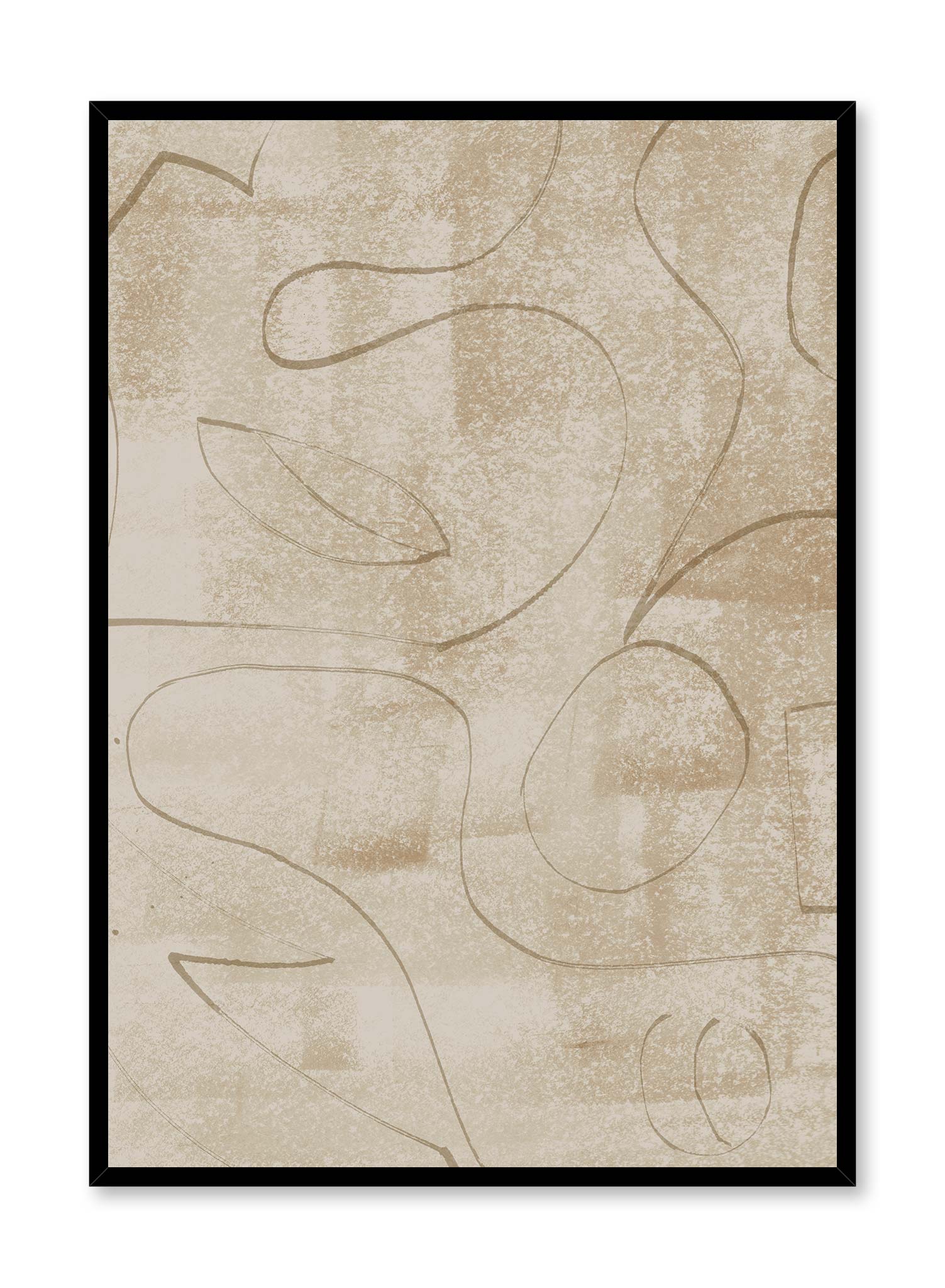 Sandstorm Wall Art Poster - Vintage Desert Landscape Print for Home & Office Decor | Perfect for Living Room, Bedroom, or Office Wall Decoration