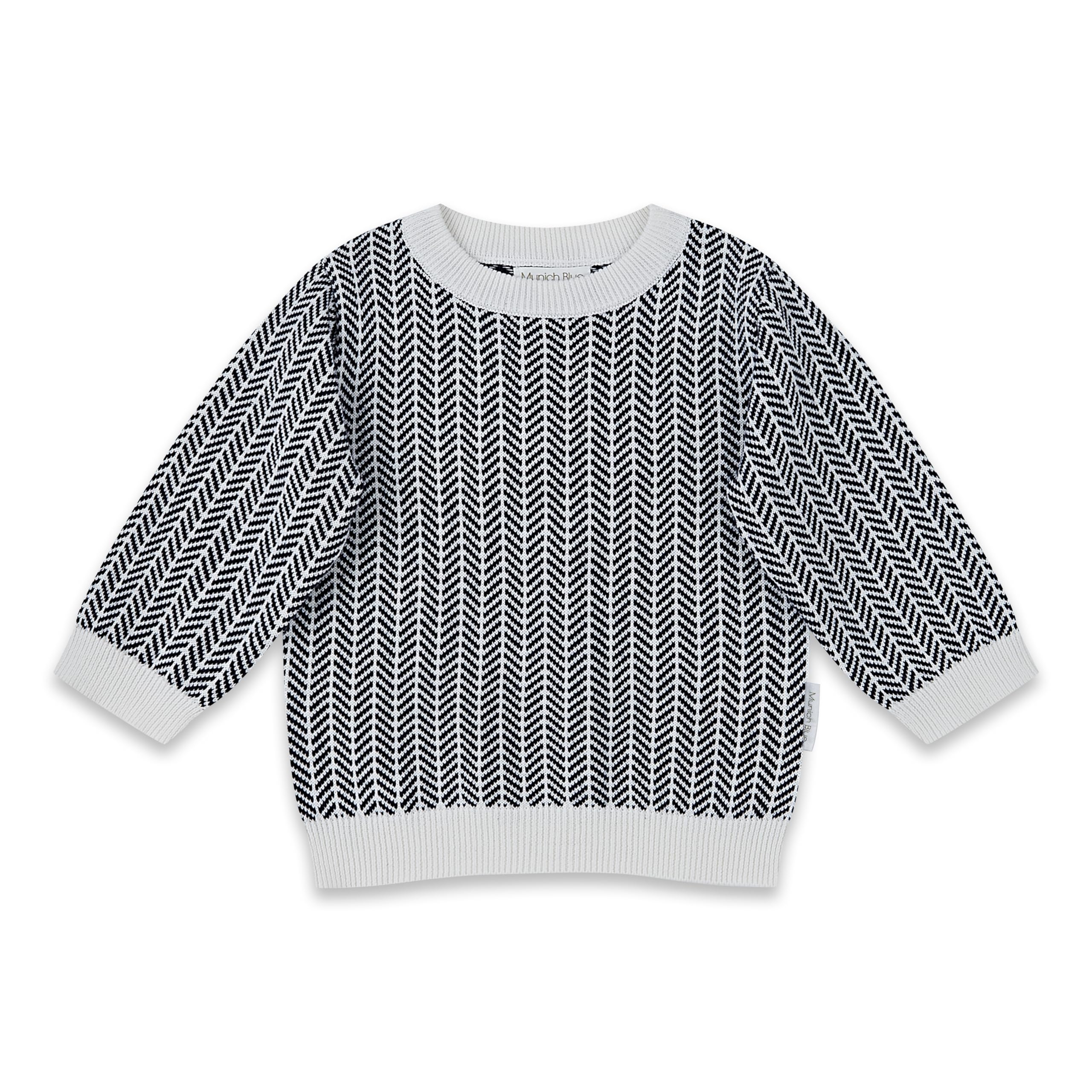 Soft Cotton Knit Sweater for Toddler Boys - Long Sleeve Round Neck Pullover Top for Fall & Winter | Cozy Outfit for Playdates & Family Photos