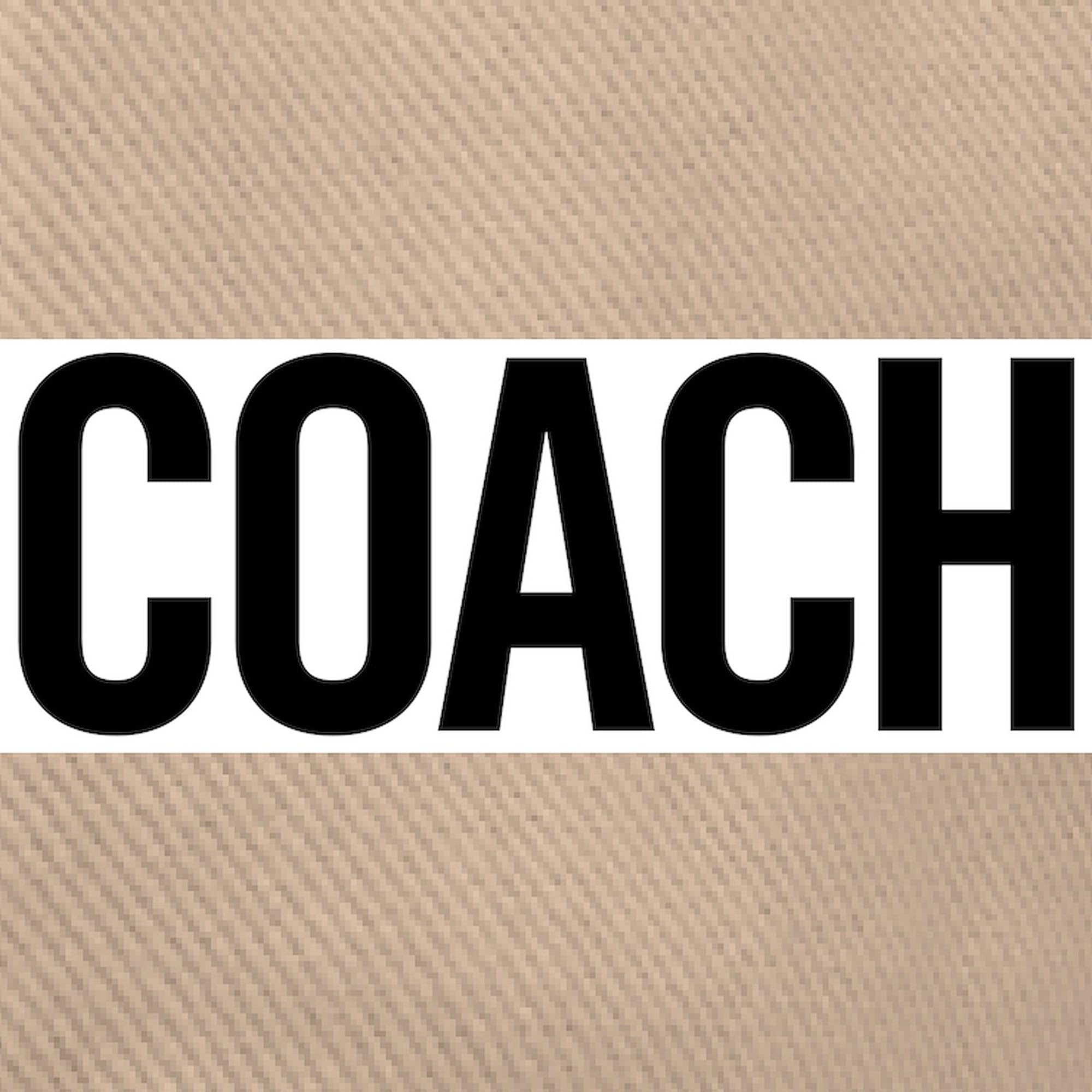 Coach Black Adjustable Baseball Cap for Sports & Outdoors