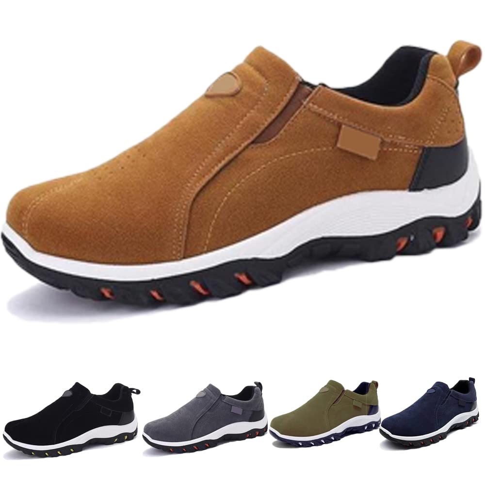 Men's Orthopedic Shoes with Arch Support - Breathable, Lightweight & Non-Slip for Hiking, Walking & Outdoor Activities | Perfect for Trail Adventures, Daily Commutes & Comfortable All-Day Wear