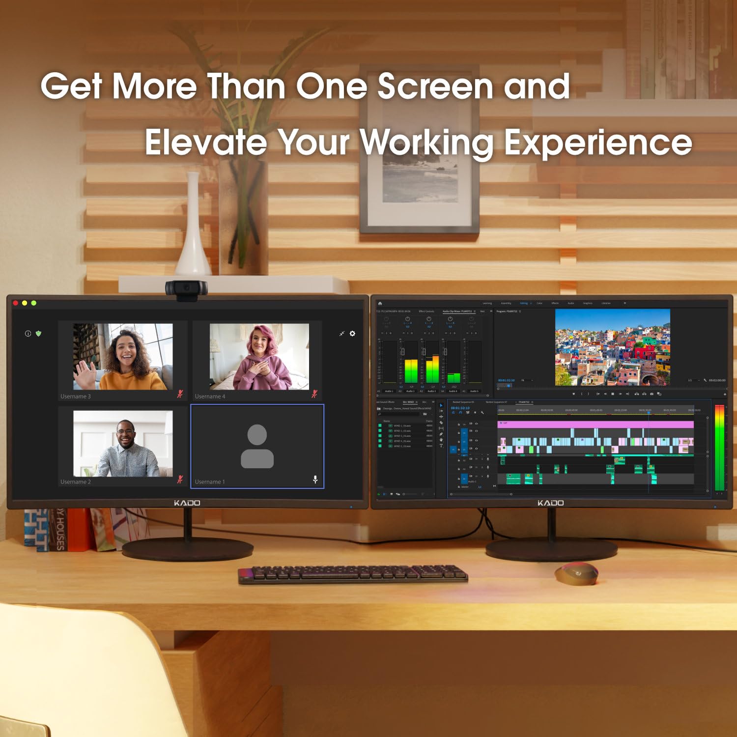 Kado Dual Monitor Setup - 2-Pack 27