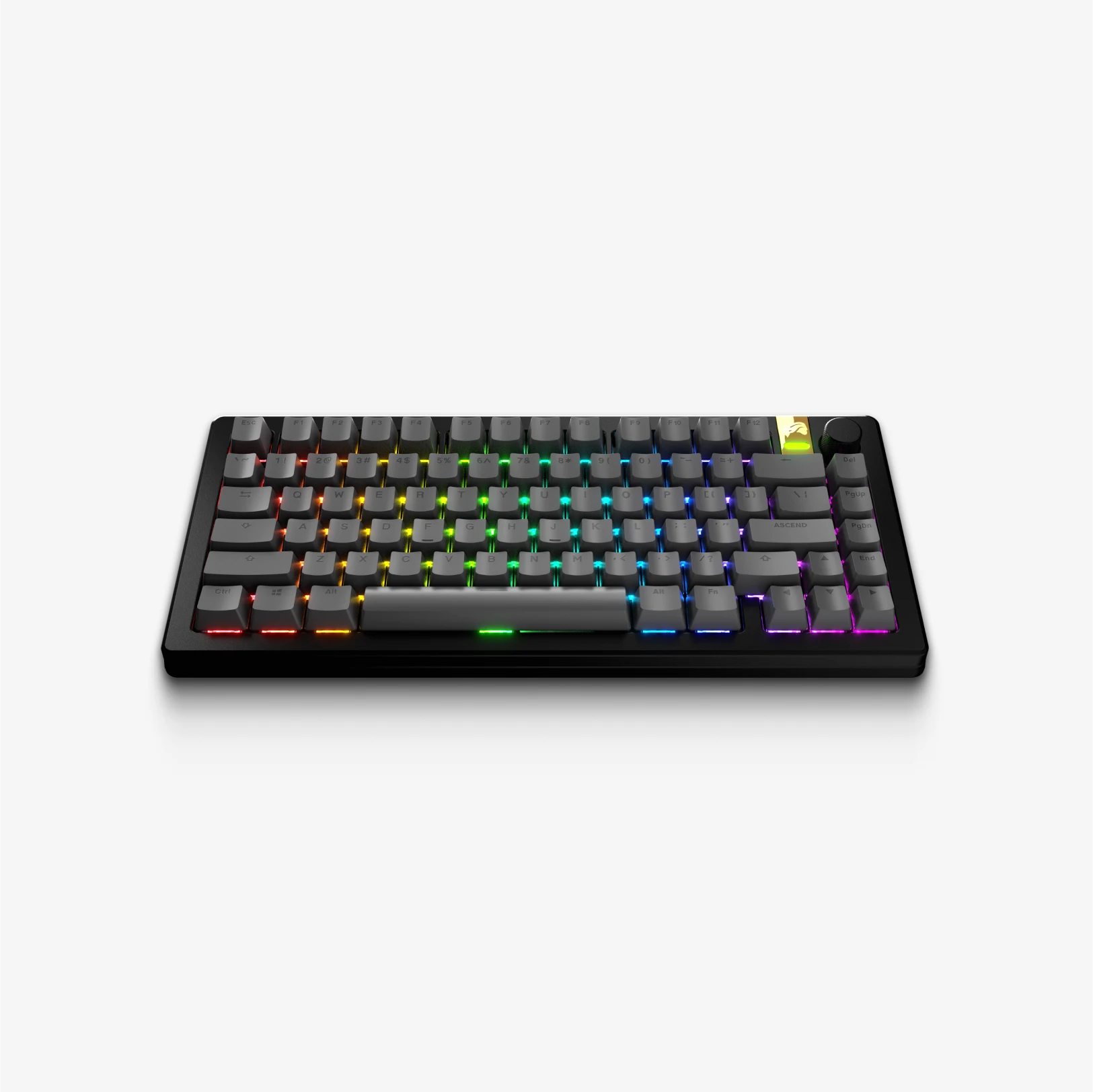 GPBT Armor Grey Keycaps - PBT Dye-Sub Keycap Set for Mechanical Keyboards (Cherry MX Compatible) | Perfect for Gaming, Typing & Office Work