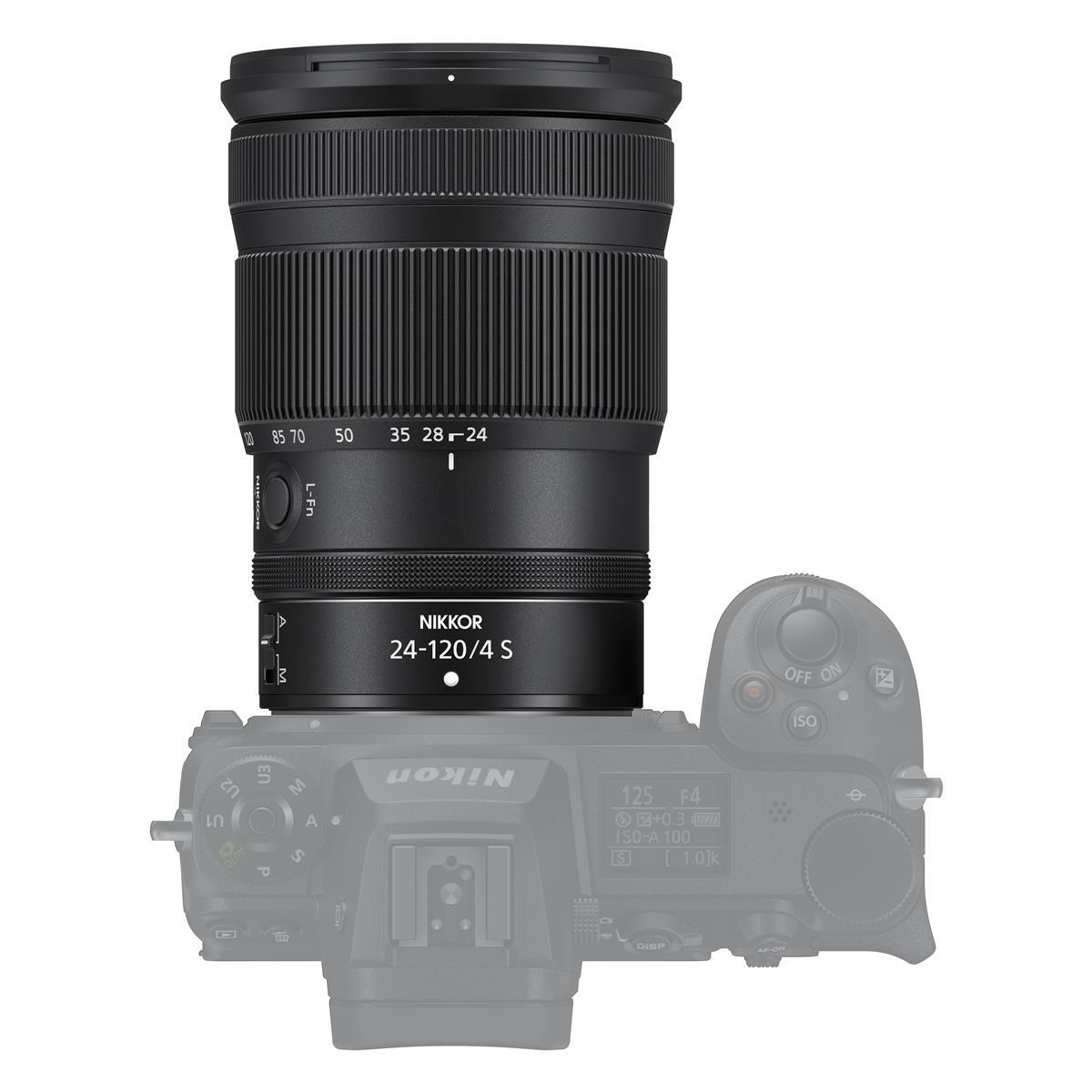 Nikon Z 24-120mm f/4 S Lens for Mirrorless Cameras - Professional Zoom Lens for Photography, Travel & Videography