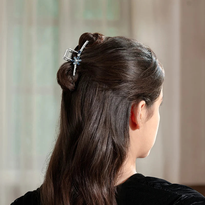 Delilah Medium Hair Claw Clip - Strong Hold Hair Clips for Women, Girls - Perfect for Ponytails, Buns & Half-Up Styles (3 Pack)