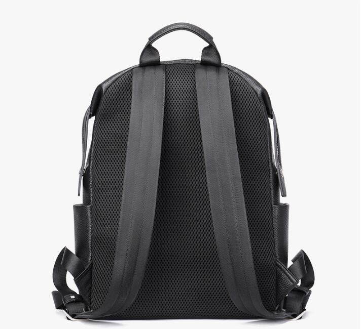 Premium Large Black Leather Backpack Purse for Women - Stylish & Durable Travel Laptop Bag, Work Commute & College Essentials Organizer