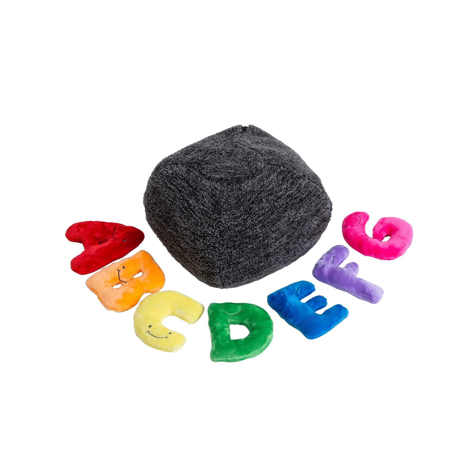 Educational Alphabet Plush Toys - 26 Piece Rainbow ABC Letters Set with Storage Bag, Soft Stuffed Learning Letters for Kids Ages 3-5 - Perfect for Preschool Learning, Language Development & Birthday Gifts | Great for Classroom, Homeschooling & Playroom Decor