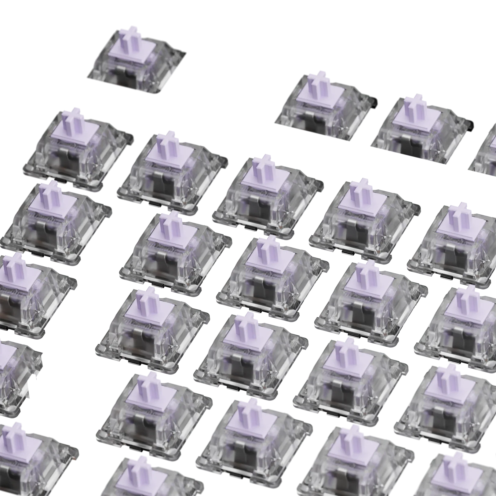 Glorious Mako Ultralight MX 100 ANSI Mechanical Keyboard Switches - Smooth Linear Switches for Gaming & Typing | Perfect for Esports, Office Work & Mechanical Keyboard Enthusiasts