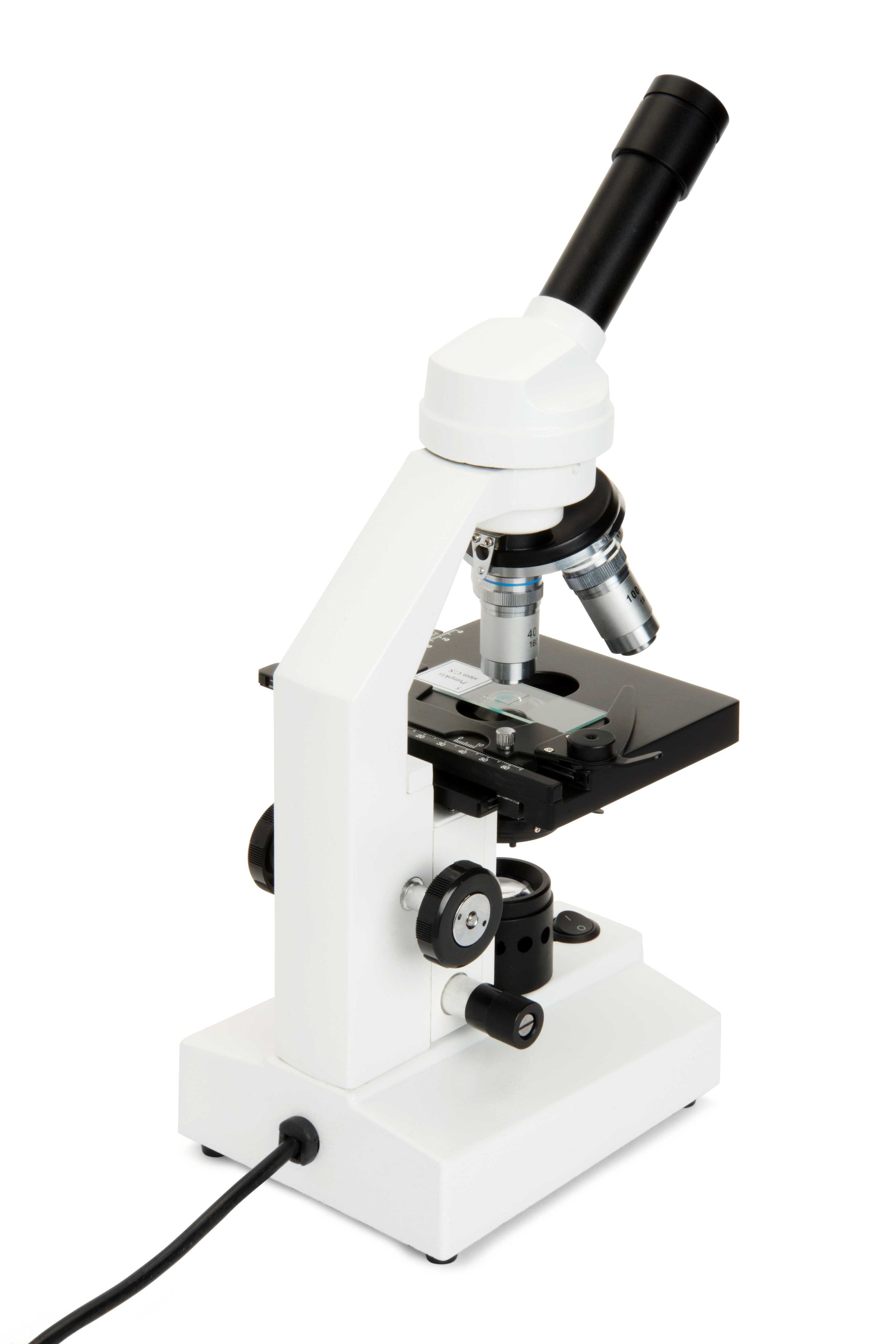 Celestron Labs CM2000CF Professional Compound Microscope - 40X-2000X Magnification, LED Illumination for Lab & Education | Ideal for Students, Scientists & Hobbyists
