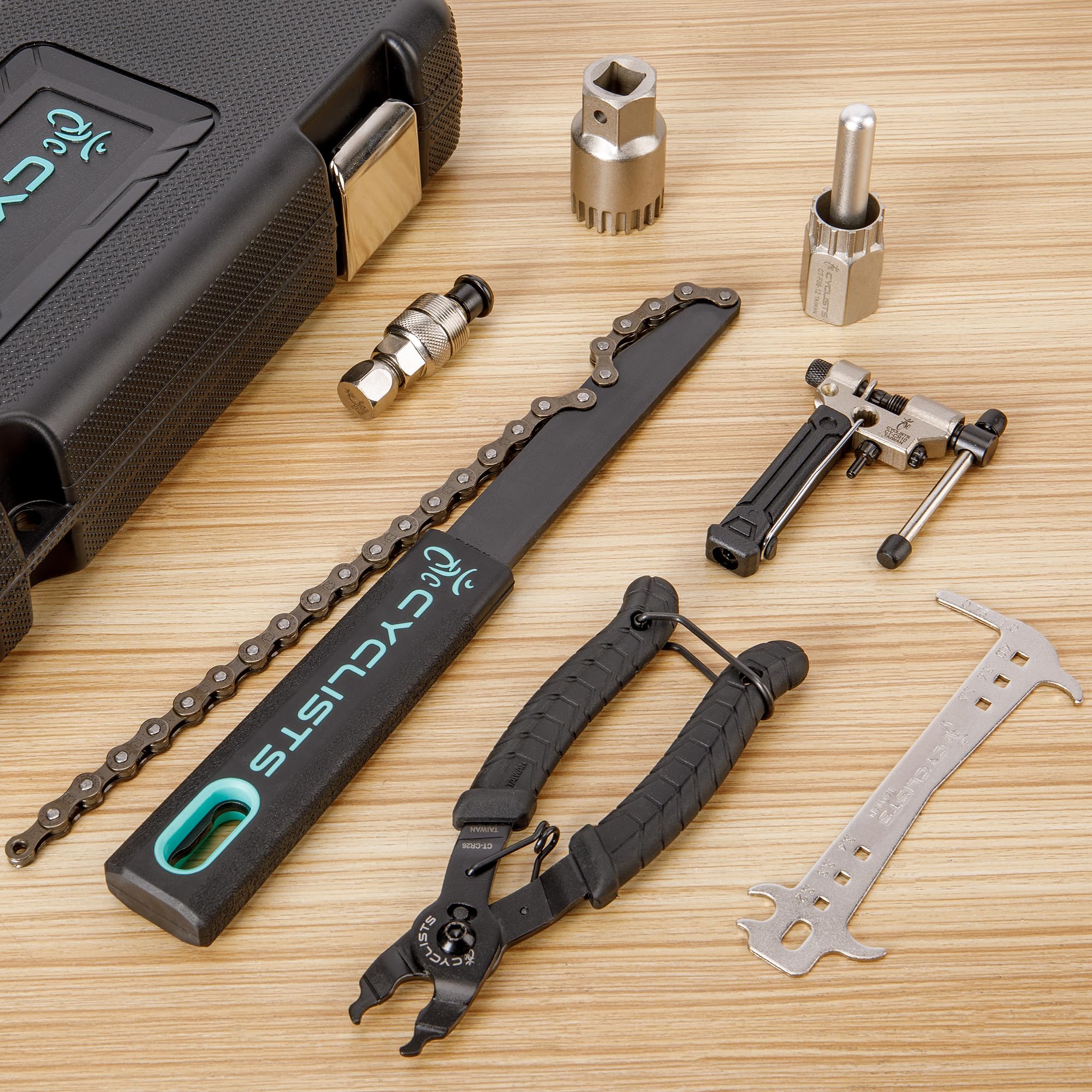 7 Piece Bike Tool Kit for Maintenance & Repair - Mountain & Road Bicycle Repair Tools with Storage Case - Perfect for Home, Travel & Professional Bike Servicing