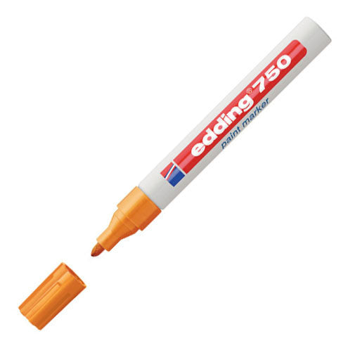 edding 750 Paint Marker Pen - Permanent, Waterproof & Quick-Drying for DIY Crafts, Signs & Industrial Labeling
