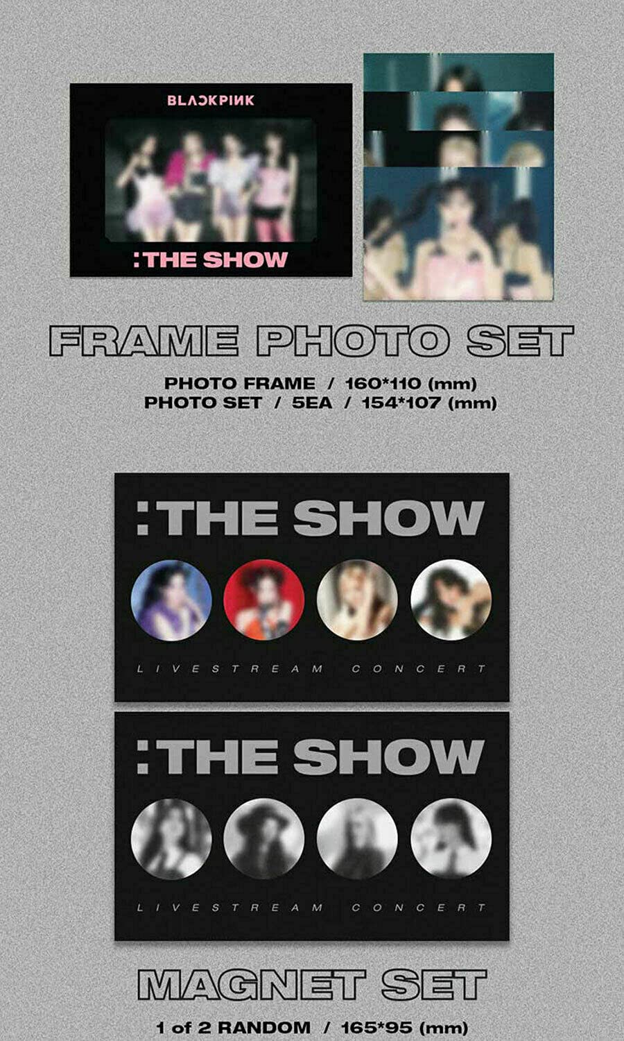 BLACKPINK 2021 [THE SHOW] Live Concert DVD Set - 2 DVDs + 152p Photo Book + Collectible Frame, Photo Cards, Magnet Cards, Stickers & Poster | K-Pop Merchandise for Fans, Gift Idea for BLINKs | Perfect for Home Entertainment, K-Pop Collections & Fan Gatherings