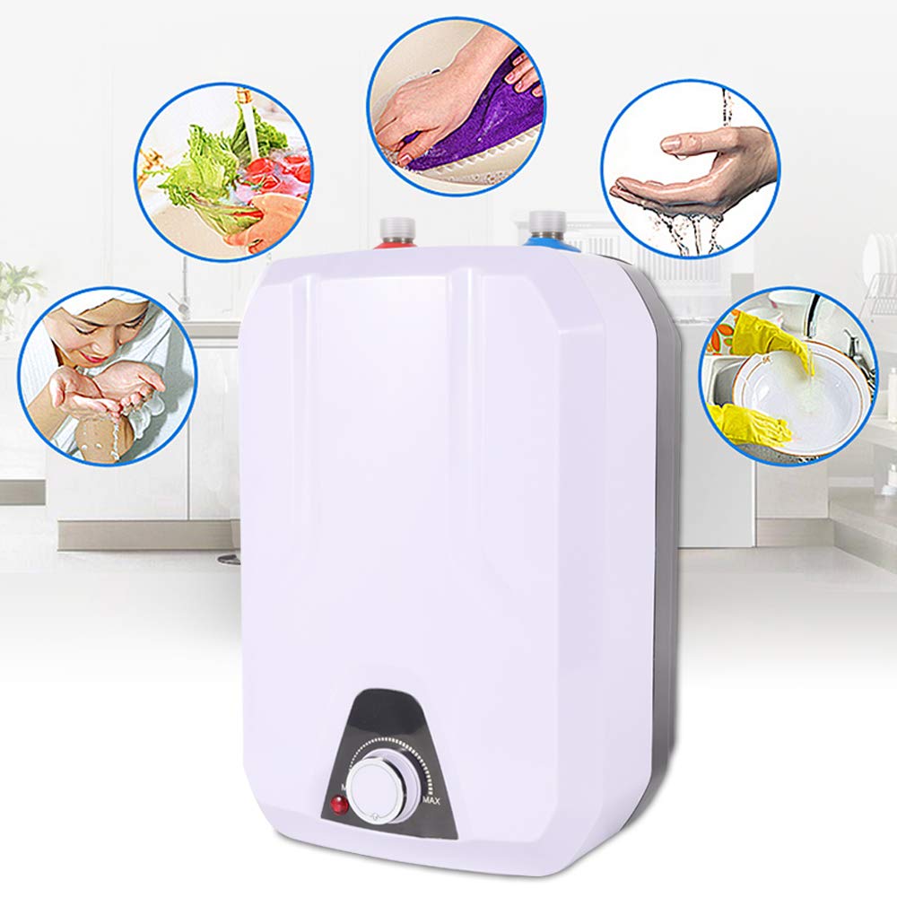 1500W Electric Tankless Water Heater - Instant Hot Water for Kitchen, Bathroom & Home Use | Adjustable 55℃-70℃ | Energy Efficient Mini Boiler for Washing, Cooking & Household Needs
