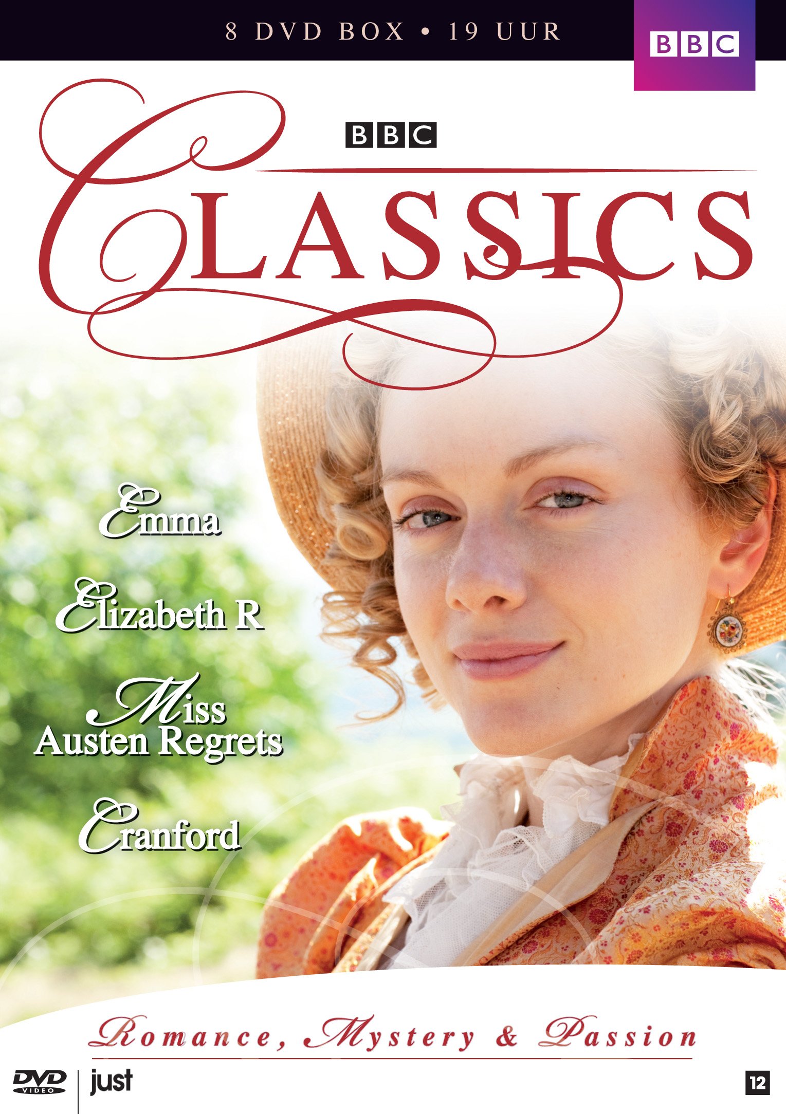 BBC Classics 8-DVD Box Set - Emma, Elizabeth R, Miss Austen Regrets & Cranford | Region 2 PAL Format | Perfect for Jane Austen Fans & British Period Drama Lovers | Great Gift for Tea Time Entertainment