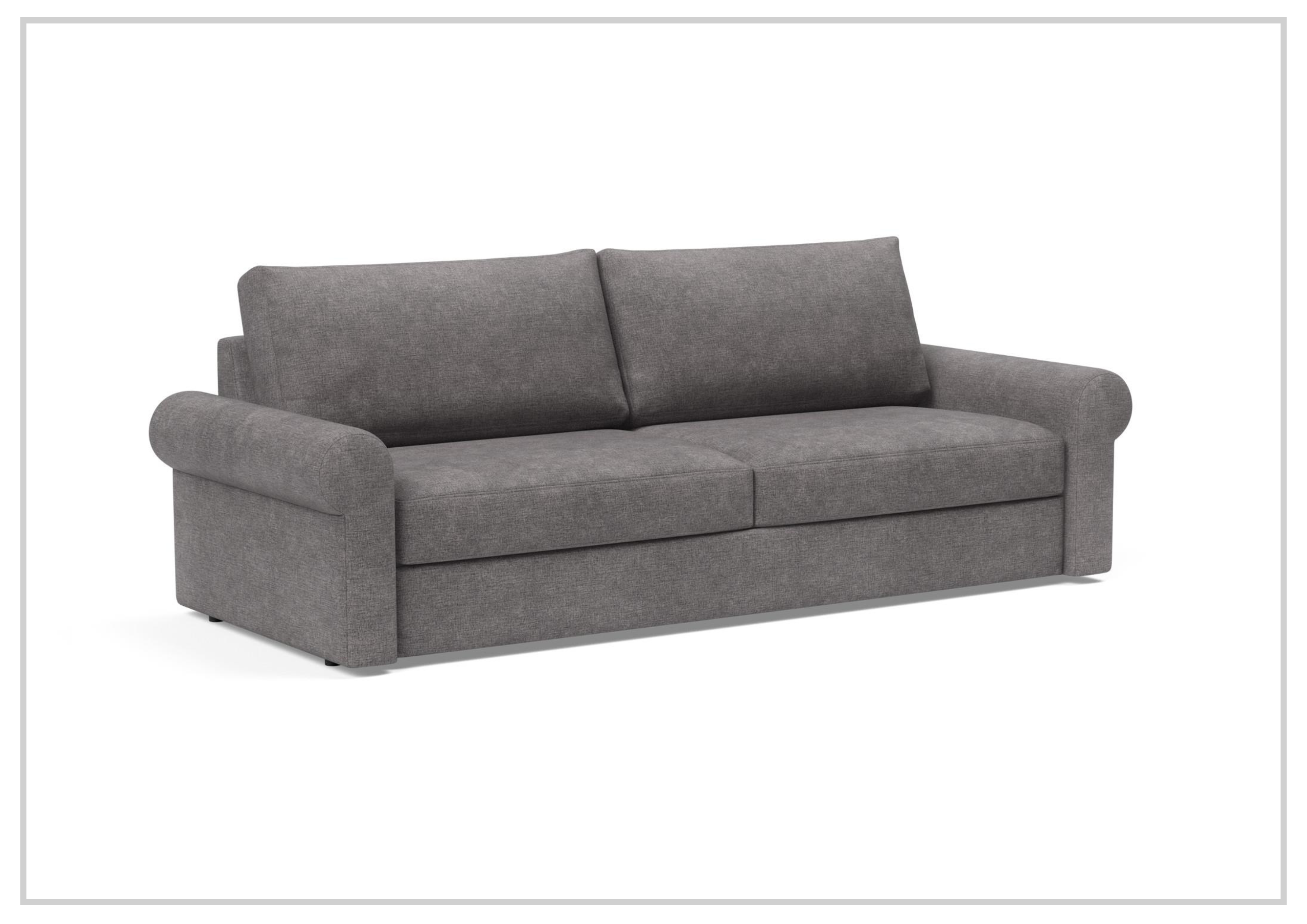 Innovation Living Vilander Full-Size Fabric Sofa Bed - Convertible Sleeper Sofa for Small Spaces, Guest Room & Apartment Living | Comfortable Modern Futon with Storage