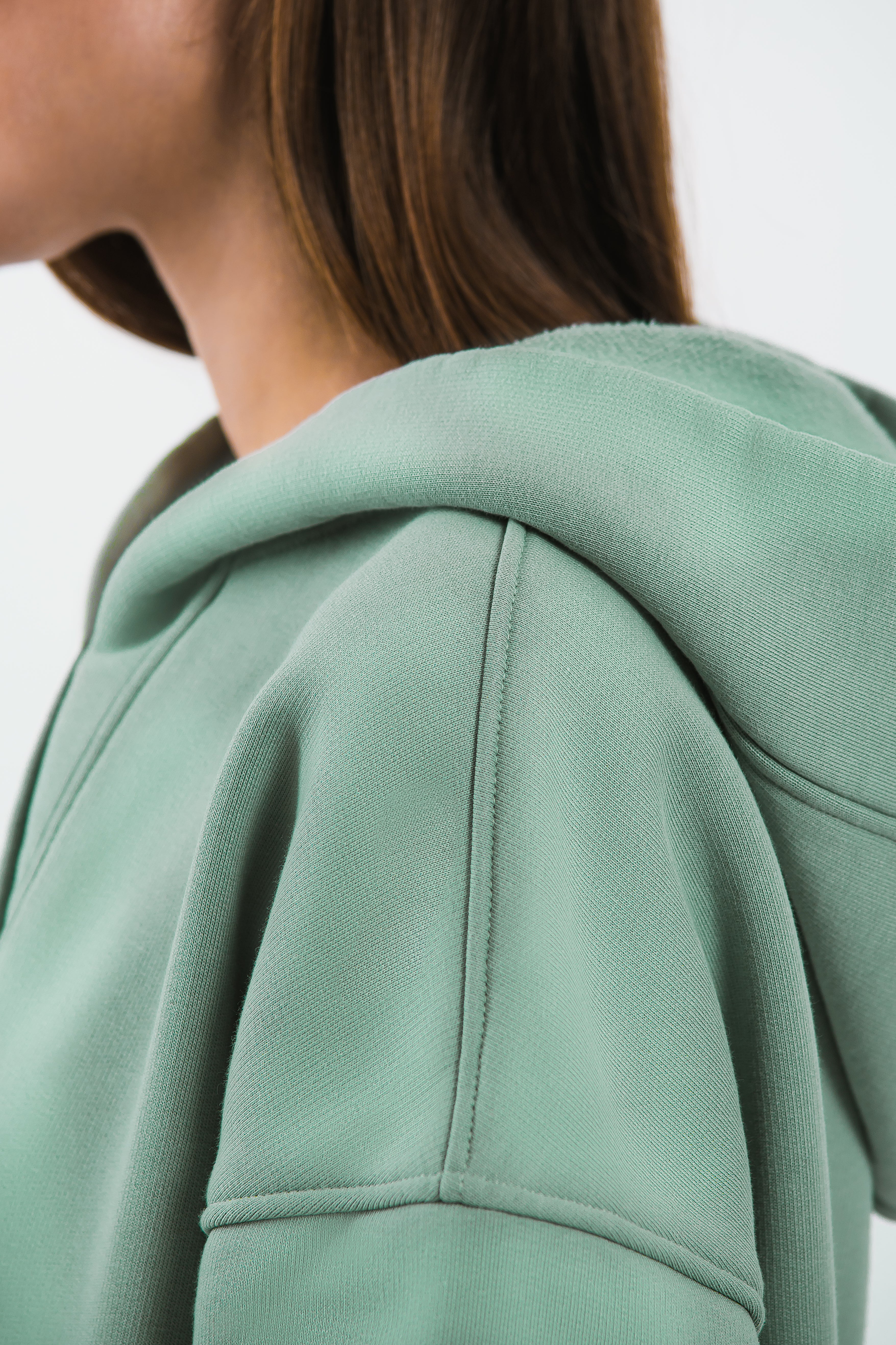 Be Lenka Essentials Women's Hoodie - Soft & Cozy Pistachio Green Pullover for Casual Wear, Lounge & Outdoor Activities
