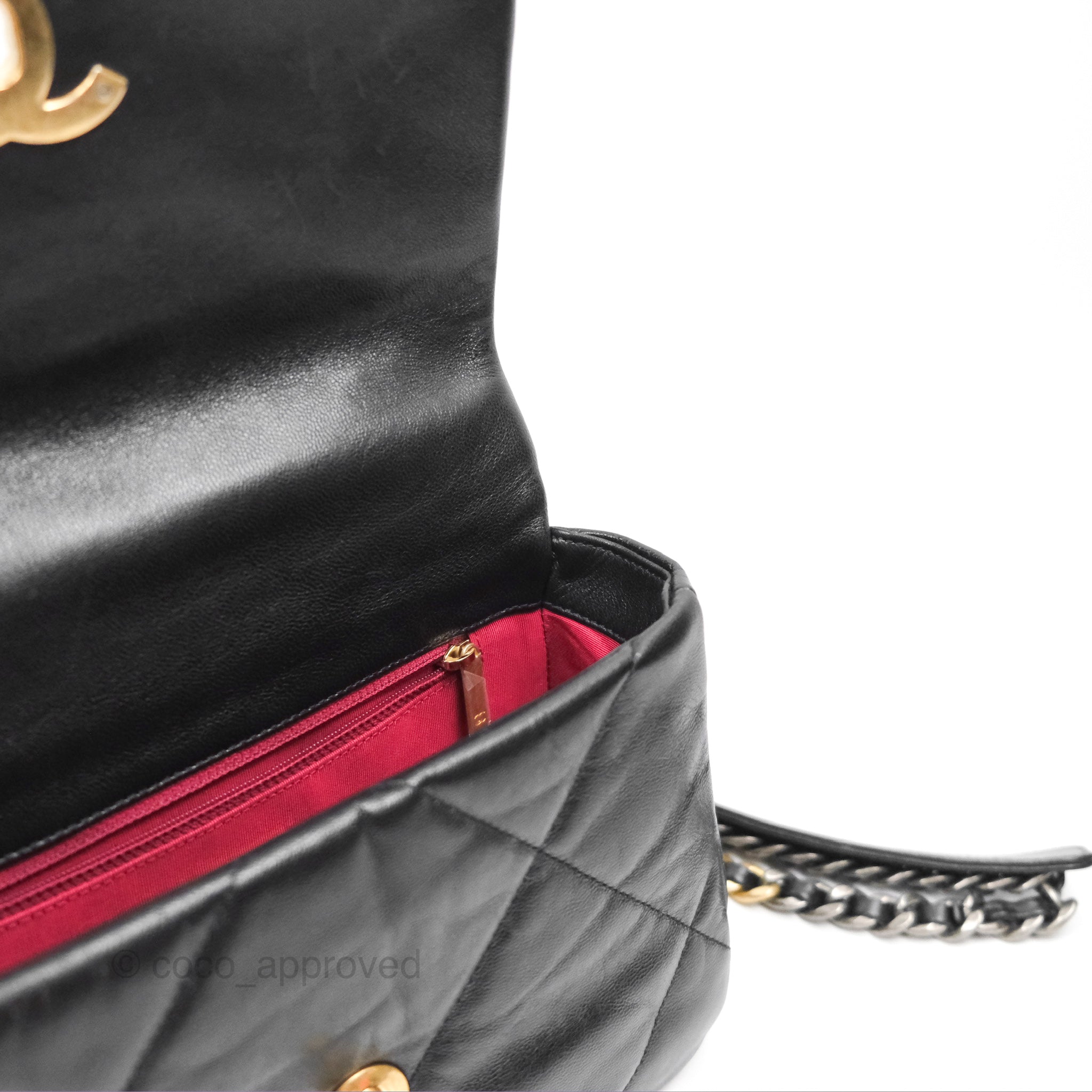 Chanel 19 Small Handbag Black Mixed Hardware - Luxury Designer Crossbody Bag for Women, Perfect for Date Night & Evening Events