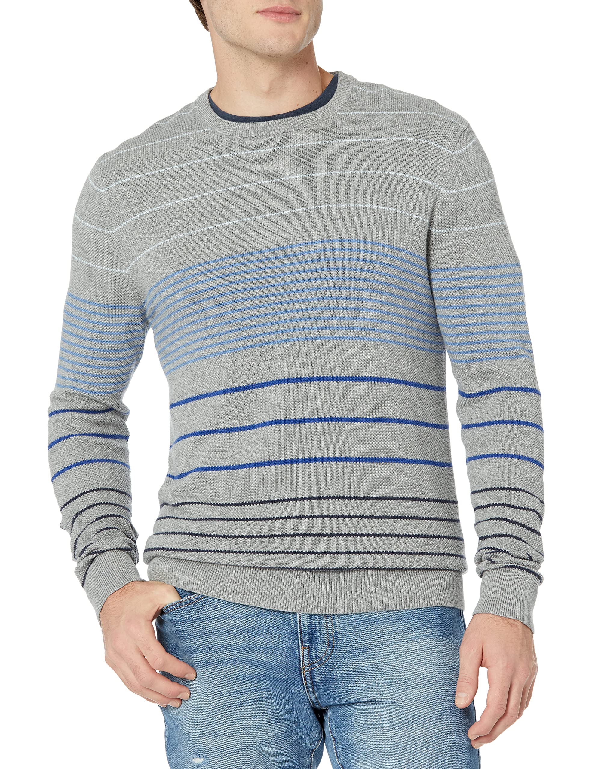 Goodthreads Men's Soft Cotton Crewneck Sweater - Comfortable Casual Pullover for Everyday Wear (Available in Tall Sizes) - Perfect for Office, Weekend Outings & Cozy Layering