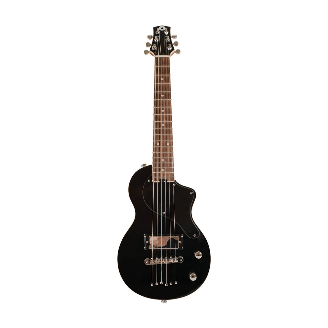 Blackstar Travel Guitar with Gig Bag - Compact & Portable Acoustic Electric Guitar for Travel, Camping, and Busking - Perfect for Musicians on the Go