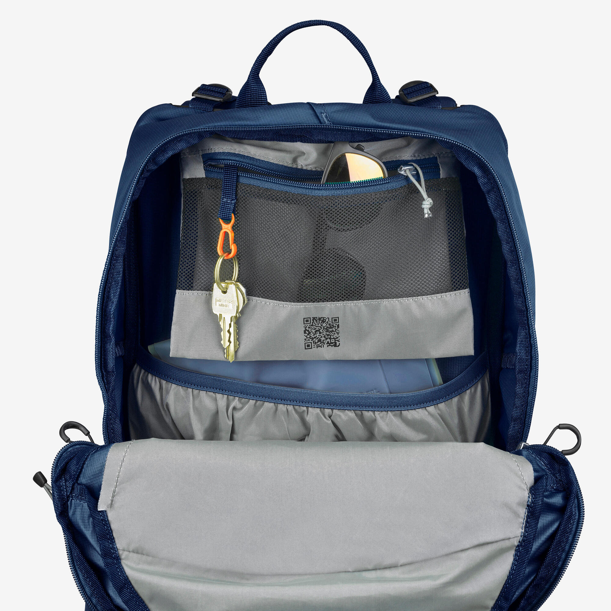 Quechua MH500 25L Lightweight Hiking Backpack for Men & Women - Water-Resistant Daypack for Outdoor Adventures, Camping & Travel