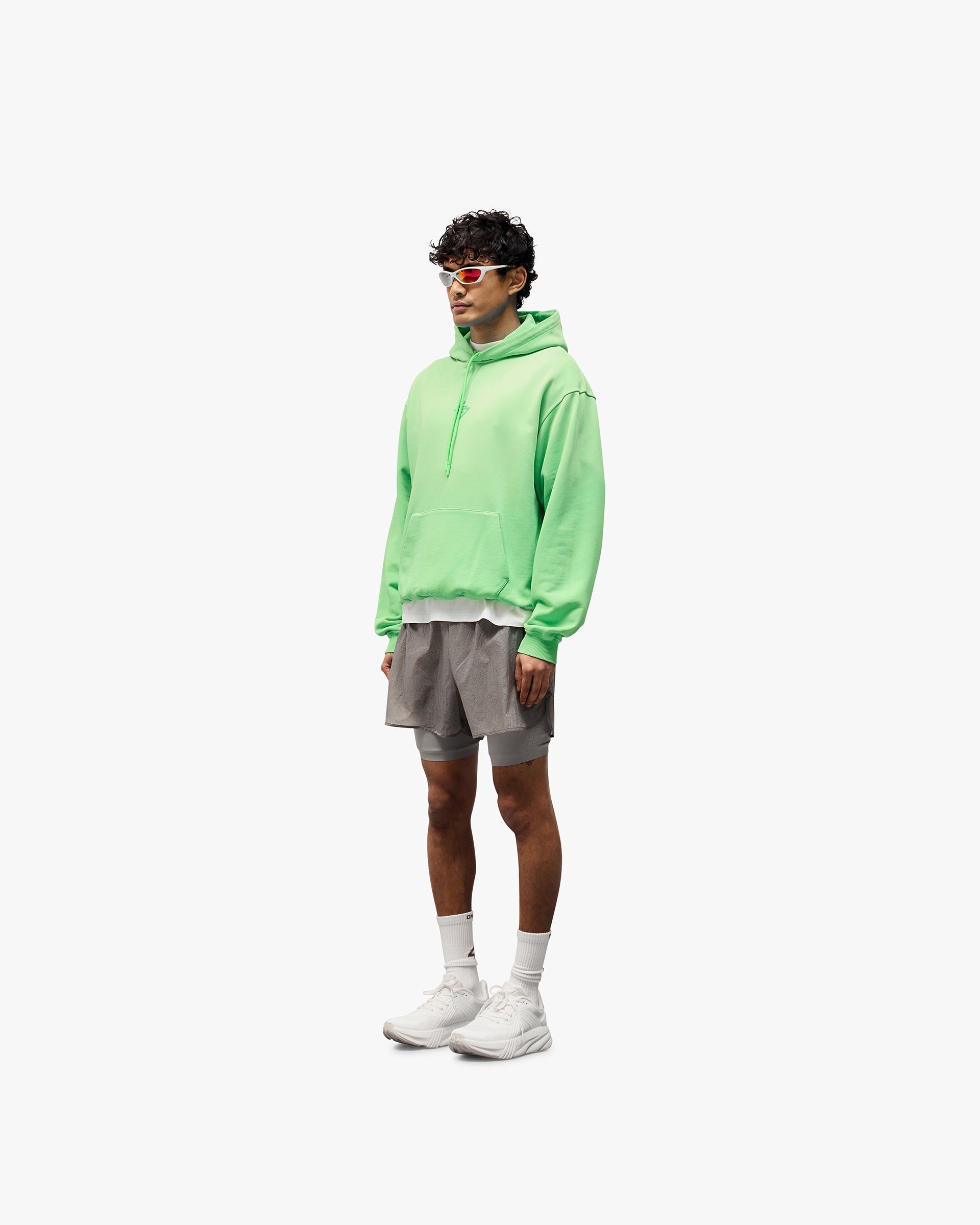 247 Motion Oversized Hoodie - Speed Green | Cozy Fleece Pullover for Men & Women | Perfect for Streetwear, Gym, and Casual Outfits