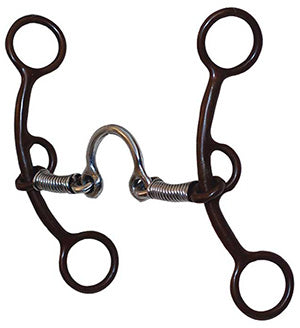 Vintage 6 Lifter Port Gag Bit for Horse Training - Western & English Riding, Dressage, and Show Jumping - Durable Stainless Steel Horse Bit with Comfortable Fit