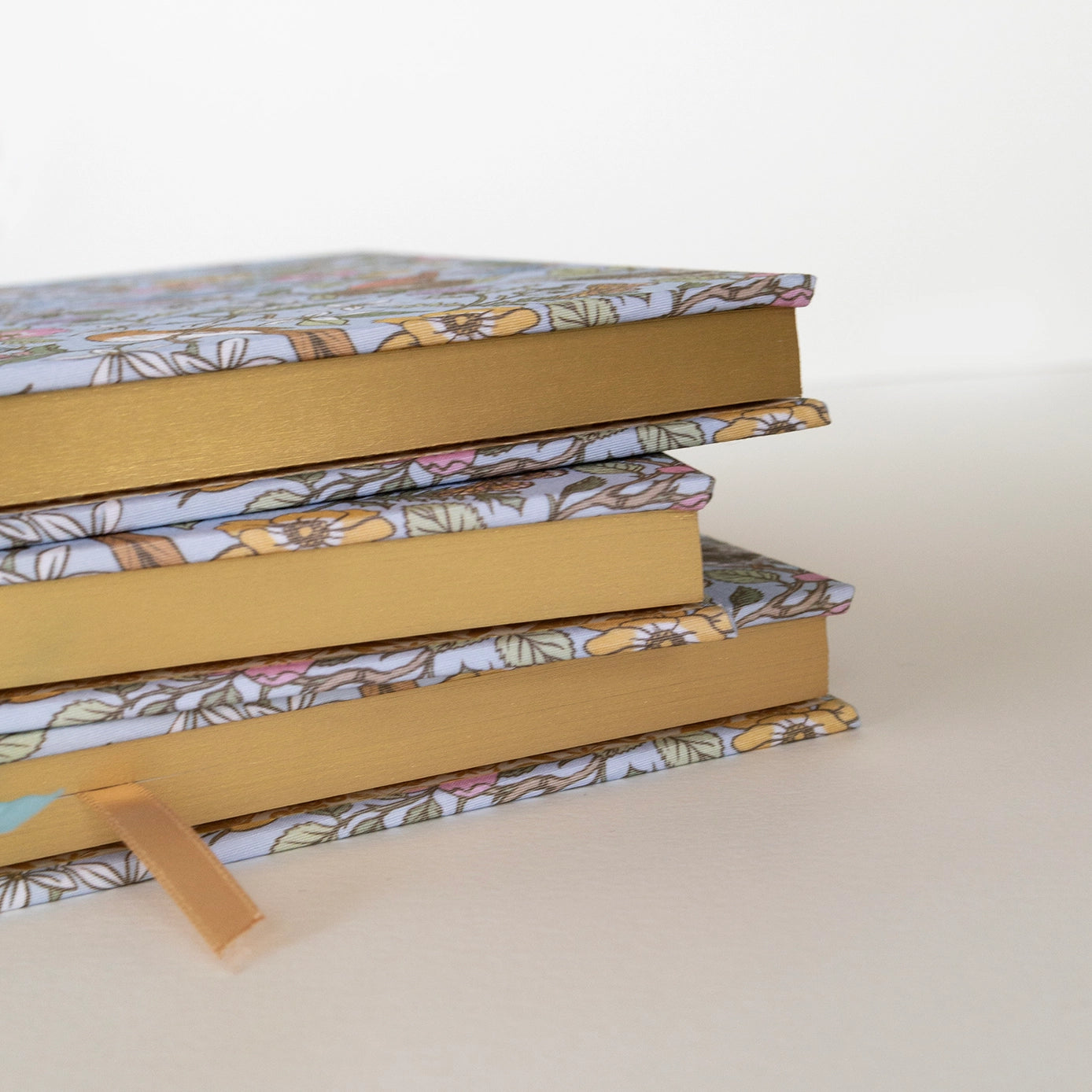 Botanica Paper Co. Linen Bound Undated Weekly Planner with Song Birds Design - Perfect for Office, School & Home Organization | Elegant Floral Notebook for Goal Setting & Productivity