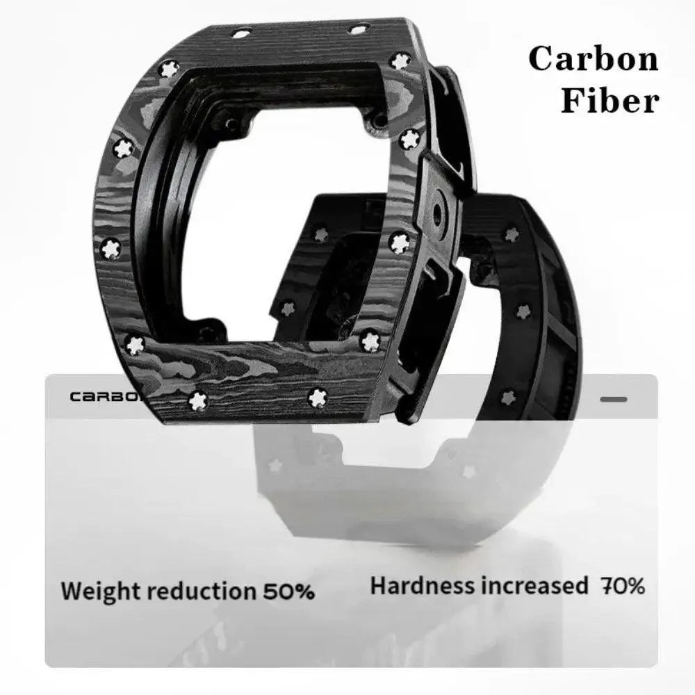 BEXEI 9088 Men's Automatic Watch - Carbon Fiber Case, Miyota 82S7 Movement, Sapphire Crystal, 50M Waterproof, Sporty Wind Design for Outdoor & Business Wear