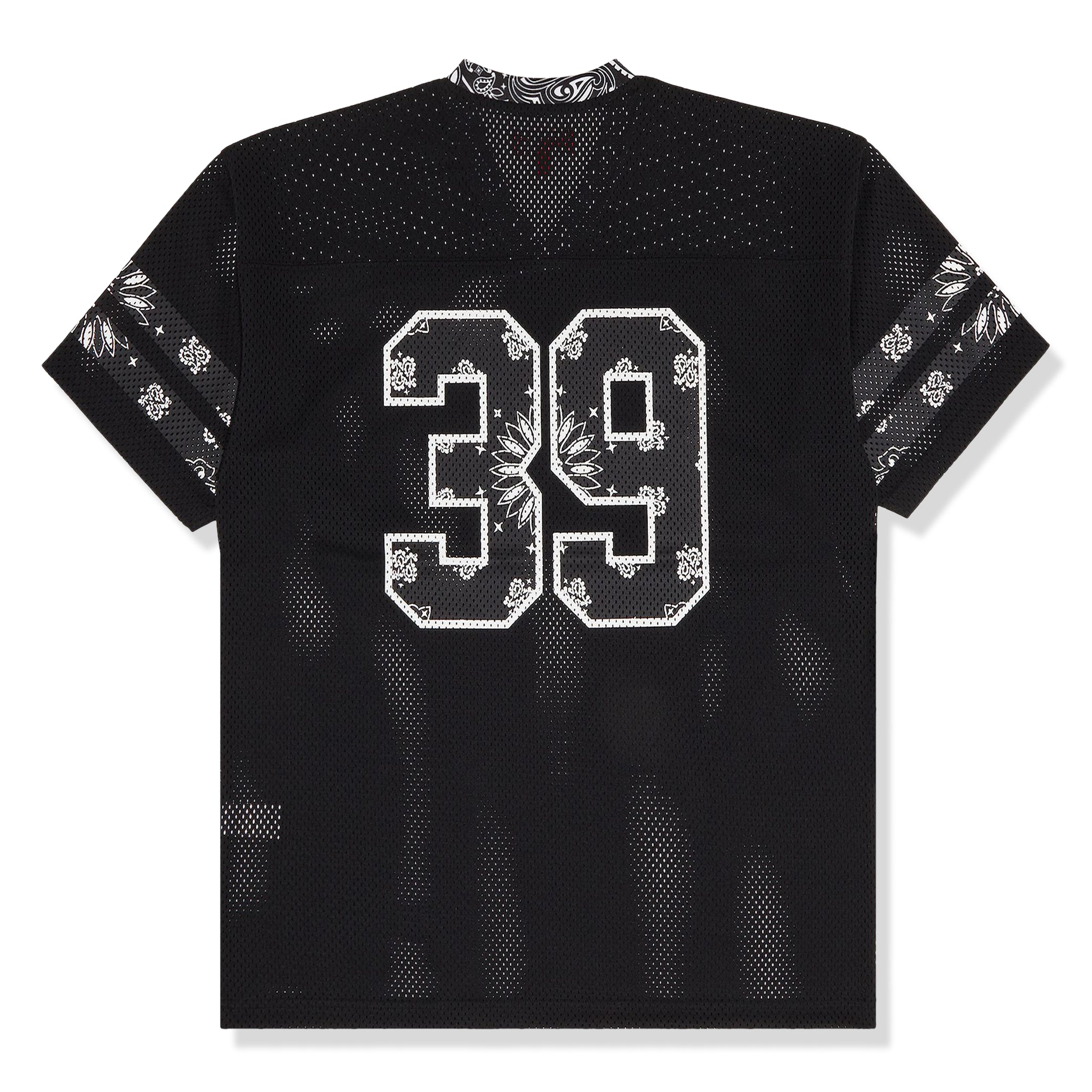 Supreme Bandana Black Football Jersey - Men's Sports Jersey for Football Fans, Streetwear Fashion - Perfect for Game Day, Casual Wear & Urban Style