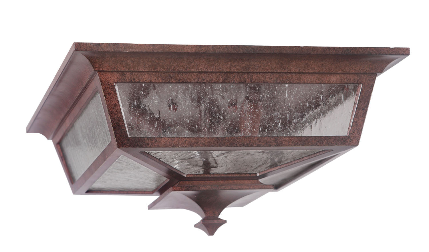 Aged Bronze Textured Argent Three Light Flushmount Ceiling Light - Modern Farmhouse Lighting for Bedroom, Living Room & Hallway
