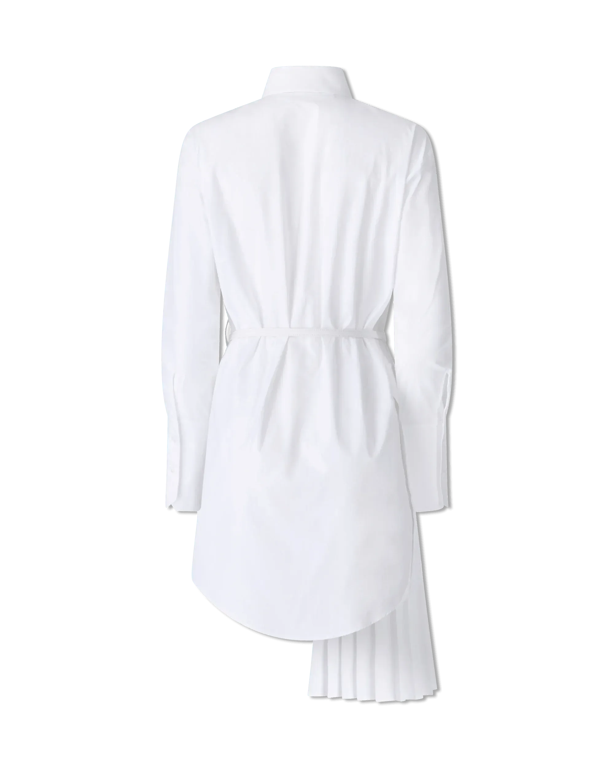 Asymmetrical Plisse Shirt Dress for Women - Trendy & Elegant Wrap Style Tunic Top with Side Slits | Perfect for Office, Date Night & Casual Outings