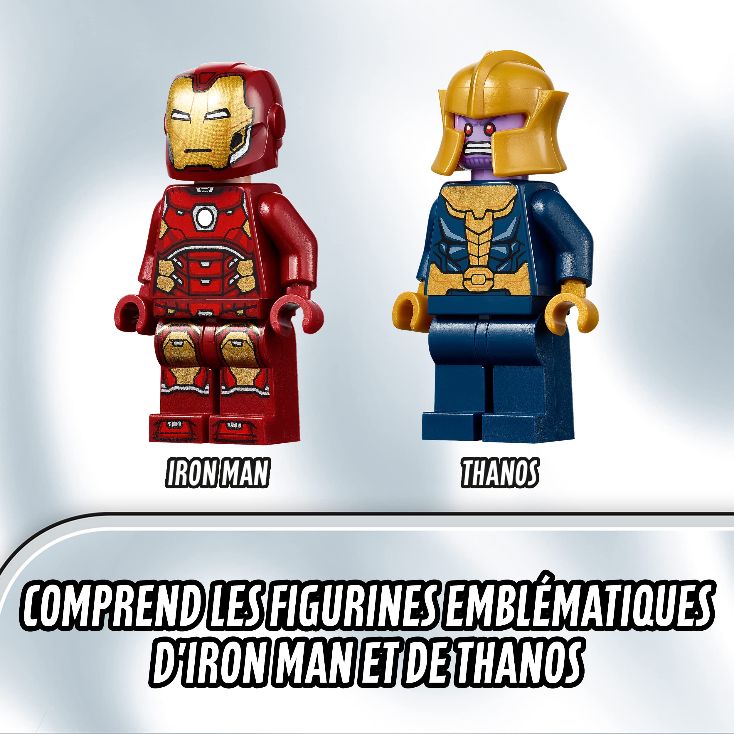 LEGO 76170 Super Heroes Iron Man vs Thanos Building Blocks Set - Perfect for Marvel Fans, Kids Birthday Gifts & Superhero Toy Collections