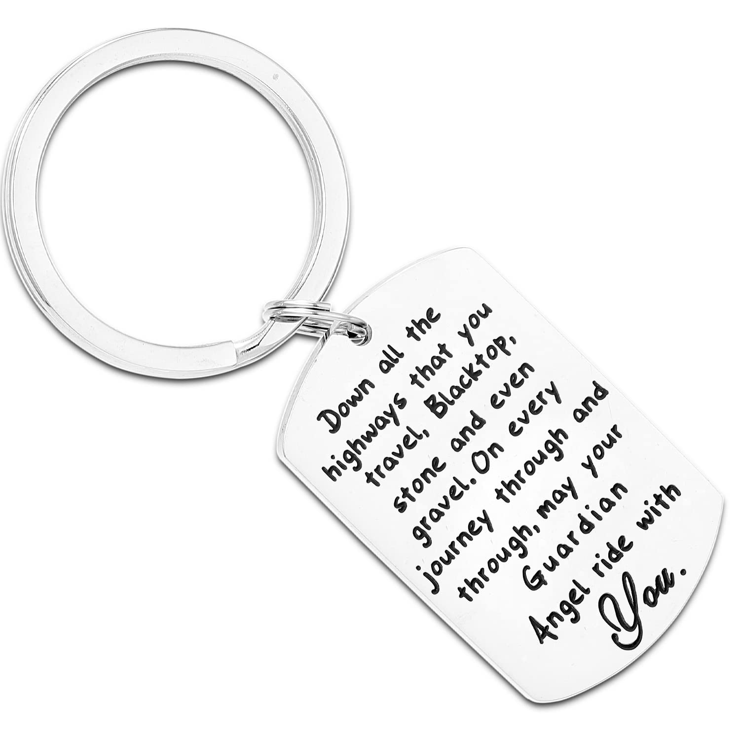 Durable Trucker Keychain for Men & Women - Perfect Gift for Truck Drivers & Motorcycle Bikers - Heavy Duty Metal Pendant Keychain - Ideal for Work, Travel & Everyday Use