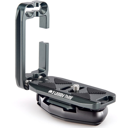 3 Legged Thing Ellie PD Universal L Bracket - Compatible with Peak Design Capture - Metallic Slate Grey - Perfect for DSLR & Mirrorless Camera Mounting & Travel Photography