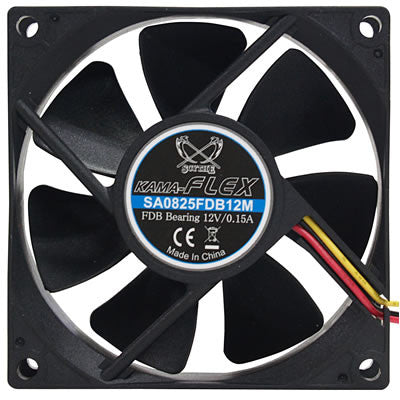 Scythe KAMA FLEX 80mm Ultra Quiet PC Case Fan - Perfect for Gaming Rigs, Workstations & Silent PC Builds