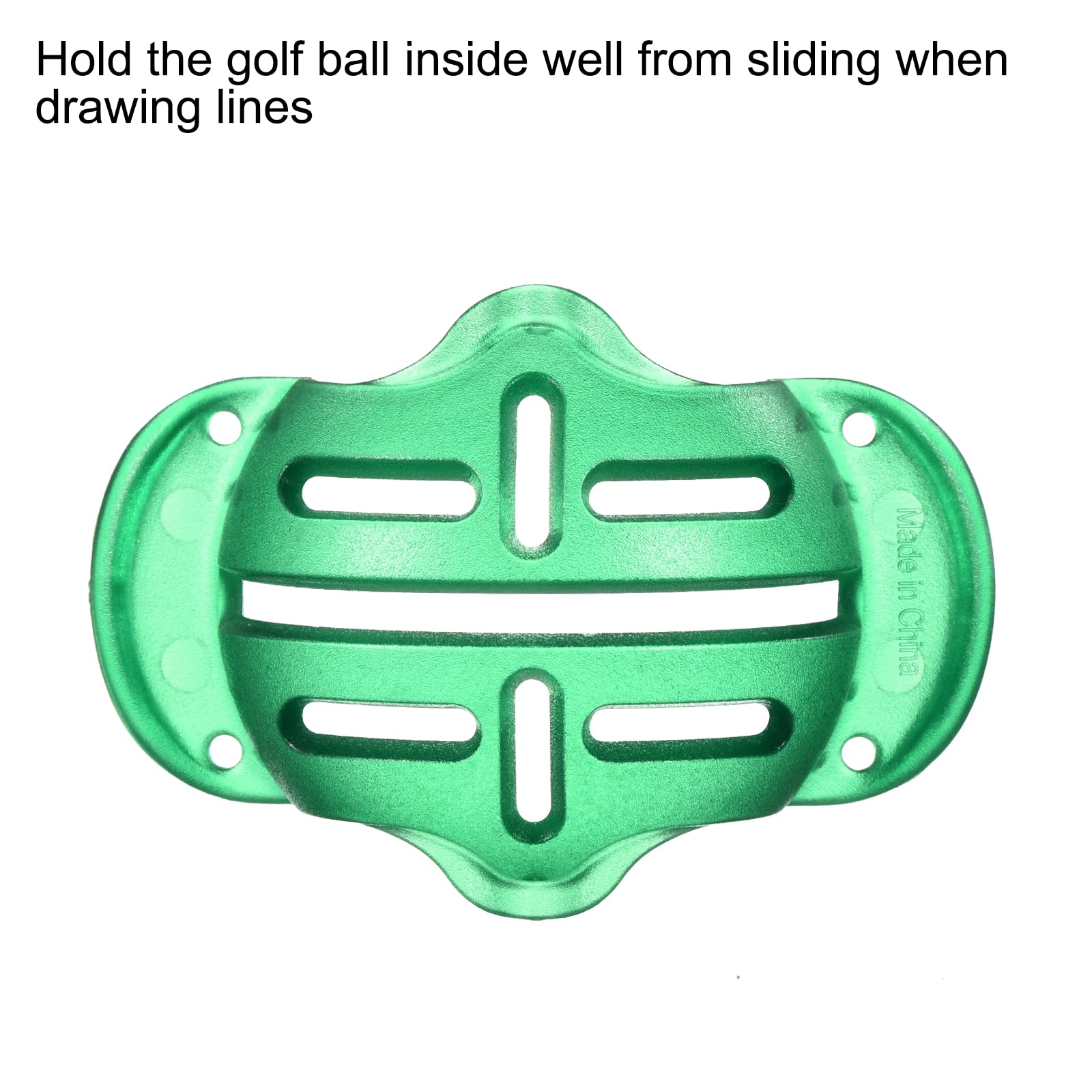 **PATIKIL Golf Ball Liner Kit - Professional Line Marking Stencils & Alignment Tool with Color Pens for Golf Training & Practice | Perfect for Driving Range & Putting Greens**