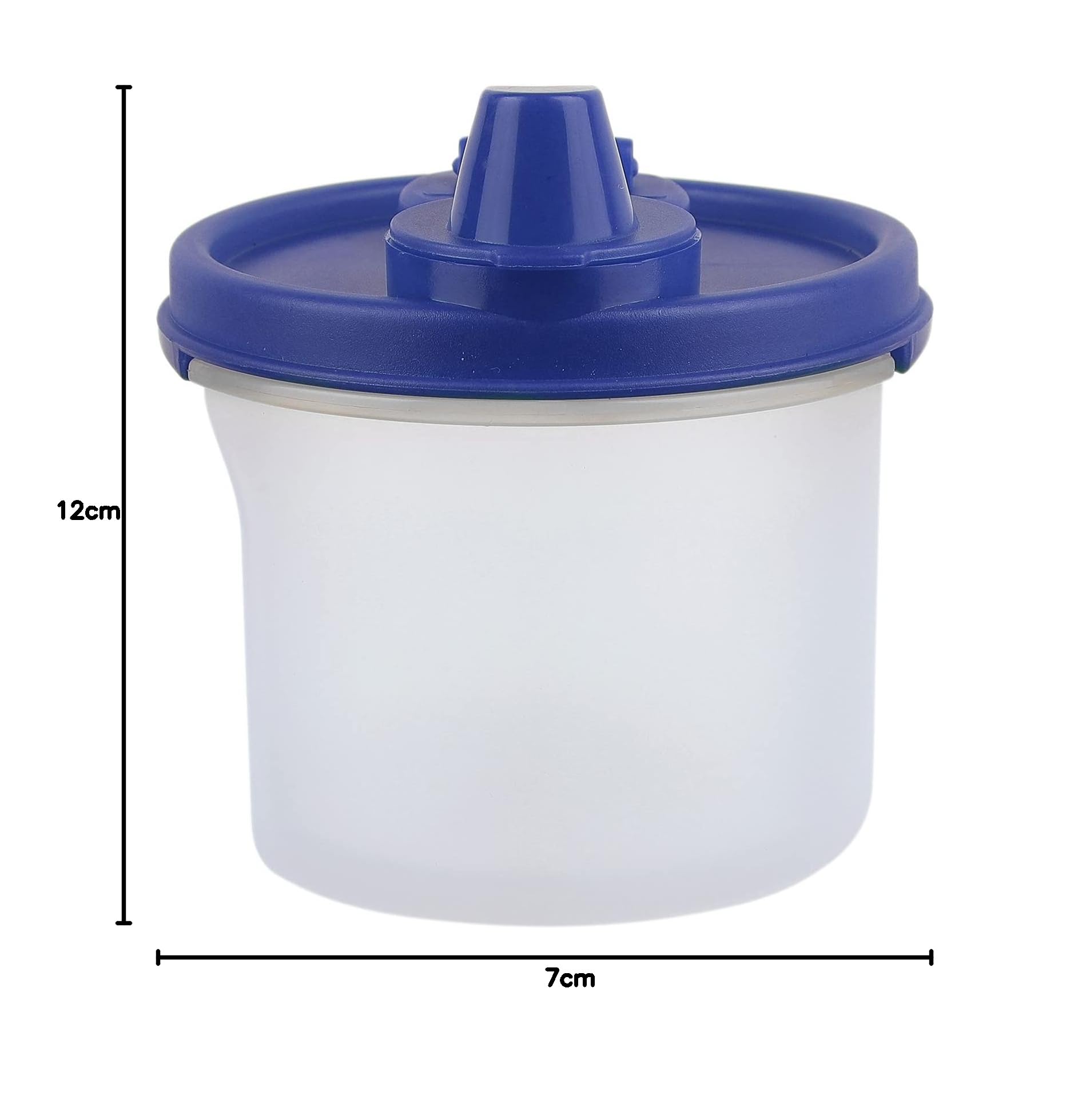 Premium Air-Tight Leak-Proof Oil Dispenser Bottle - BPA-Free Plastic Pourer for Olive Oil, Vinegar & Cooking Sauces | Easy-Flow Spout | Fridge Safe | 250ml Dark Blue | Perfect for Kitchen, Restaurants & Salad Dressing