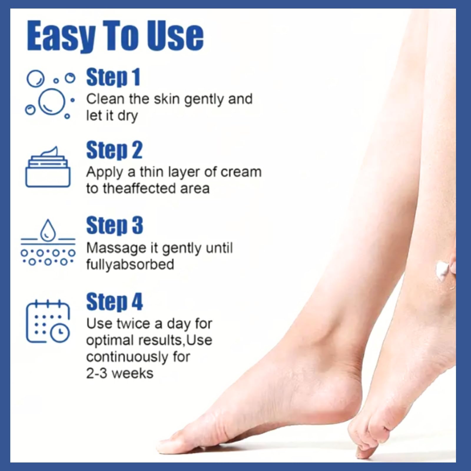 60% Urea Foot Cream for Cracked Heels & Dry Skin - 200ml Moisturizing Hand & Foot Repair Treatment - Intense Hydration for Rough, Calloused Feet - Perfect for Daily Foot Care & Pedicure Prep