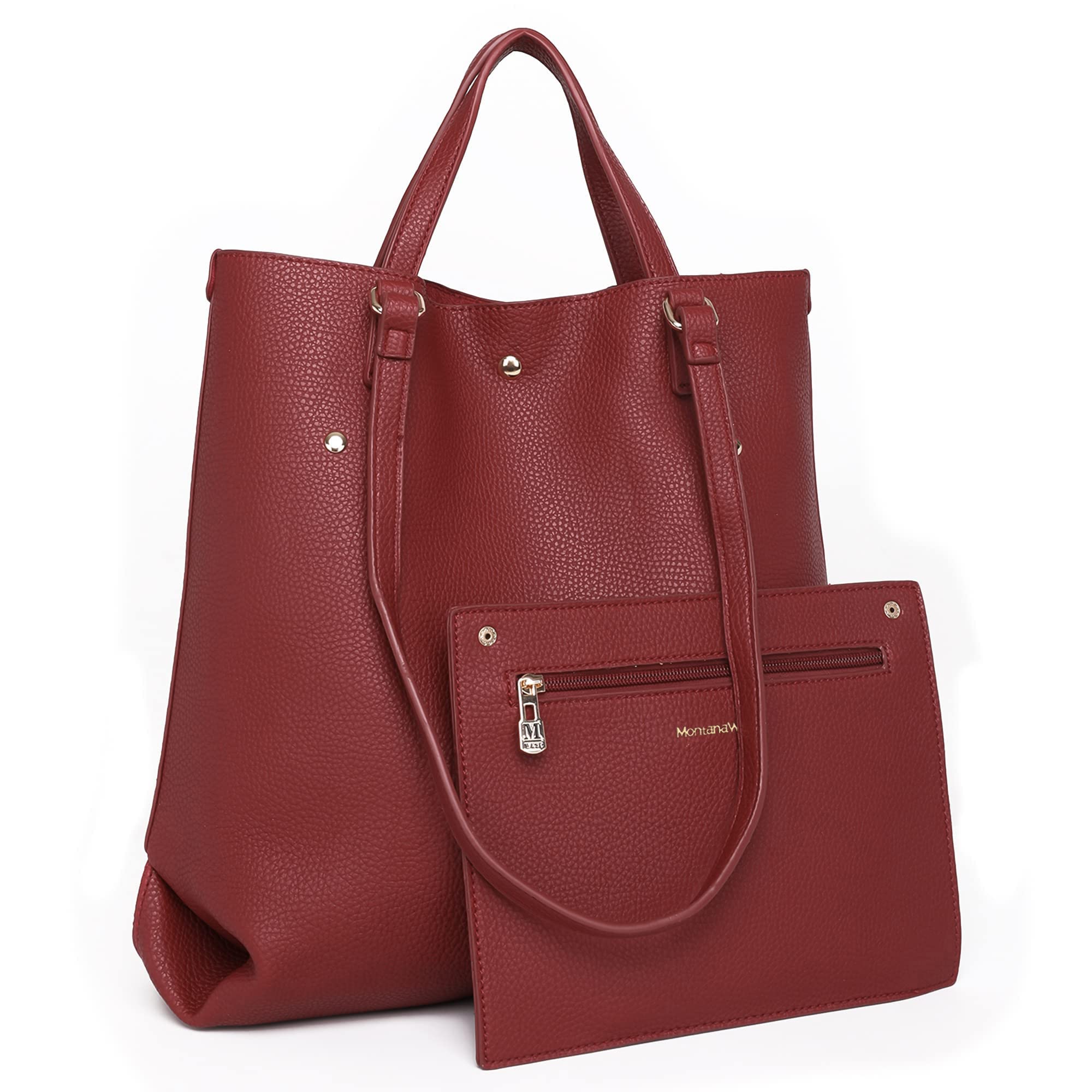 Montana West Women's Large Tote Bag - Stylish Top Handle Satchel Purse with Shoulder Strap for Work, Travel & Everyday Use