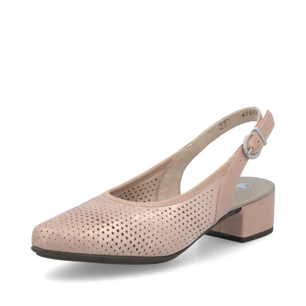 Rieker 47066 Rose Women's Comfort Shoes - Stylish & Lightweight for Work, Walking & Everyday Wear