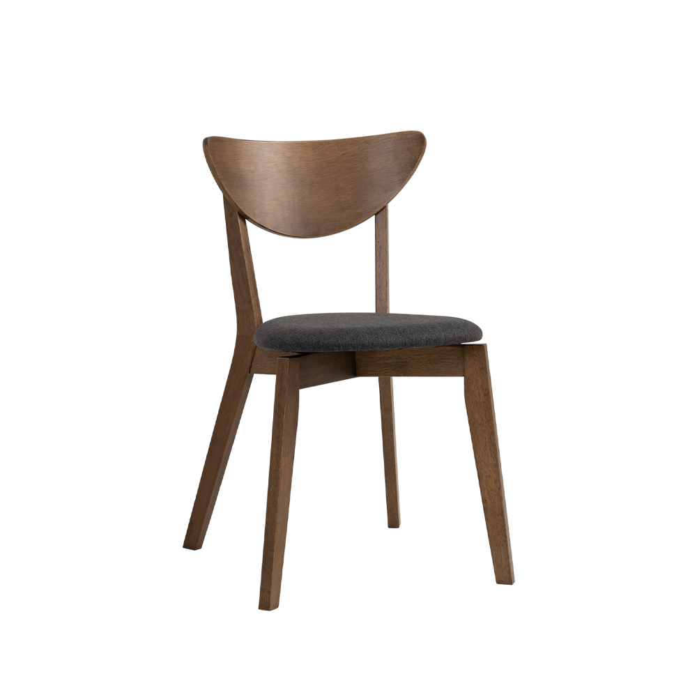 Harper Dining Chair - Modern Wooden Dining Room Chair with Upholstered Seat - Perfect for Kitchen, Dining Room, and Home Office Use