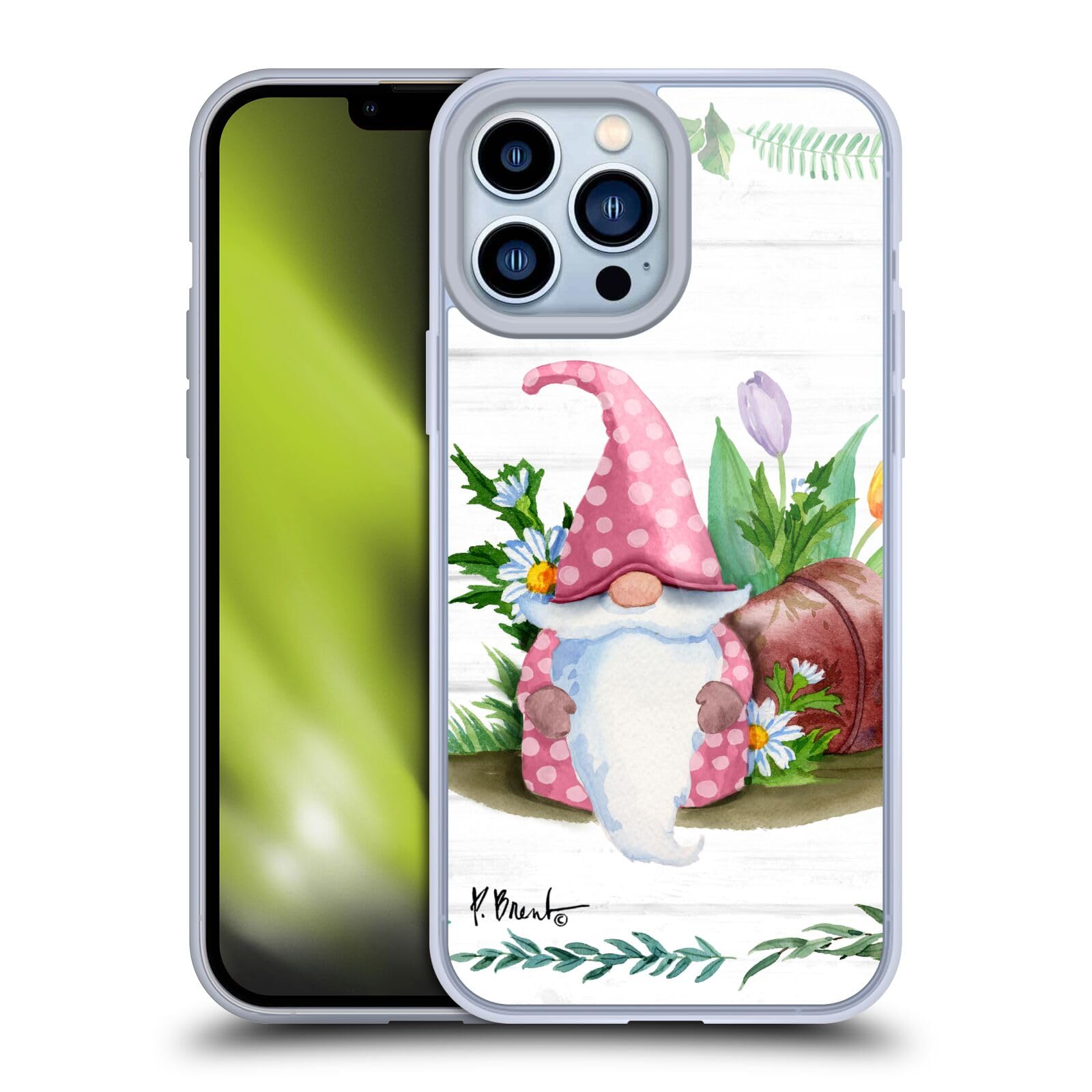 Officially Licensed Paul Brent Spring Gnome Wilderness Soft Gel Case for Apple iPhone 13 Pro Max - Durable Protective Phone Cover with Artistic Design, Perfect for Outdoor Adventures and Everyday Use