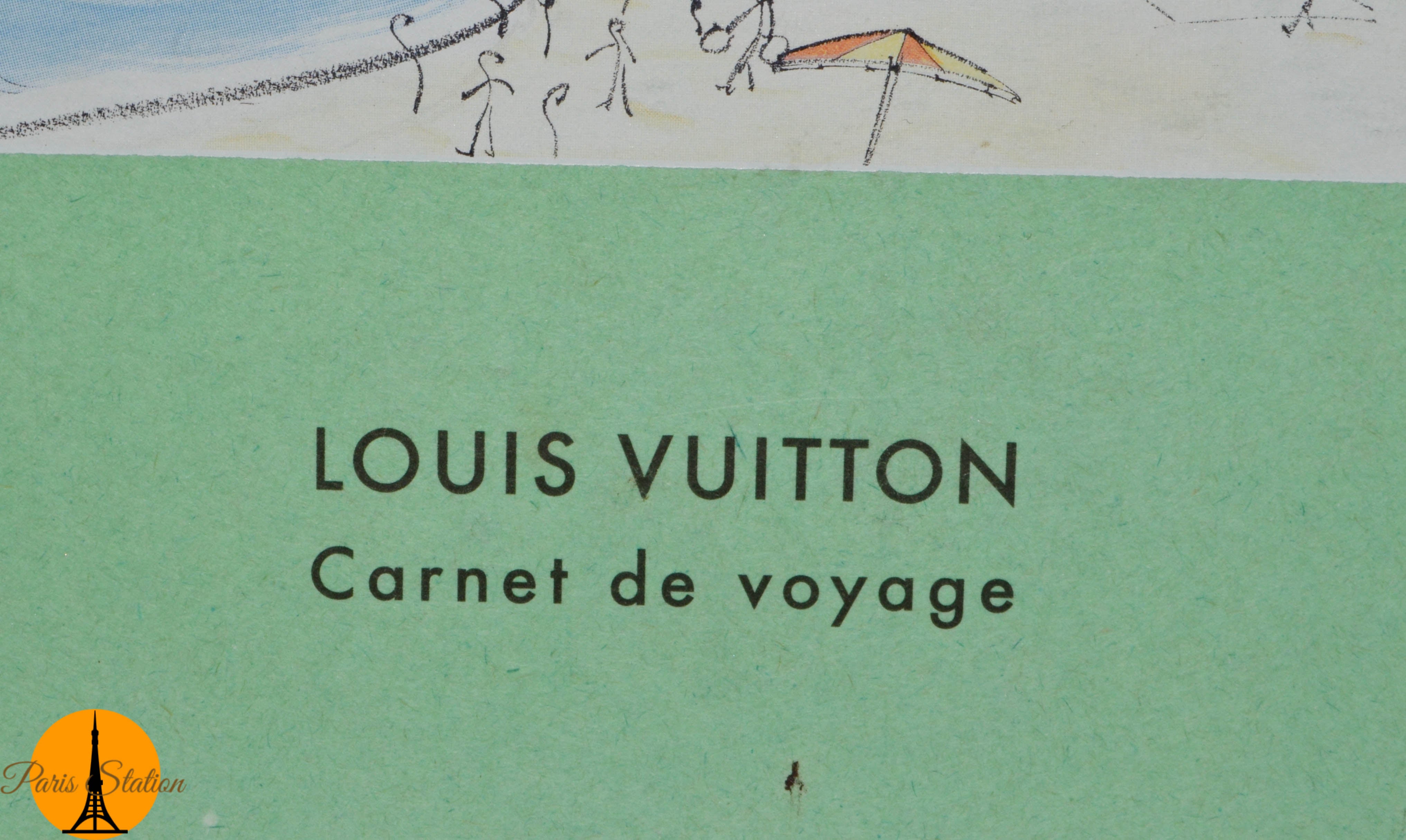 Authentic Louis Vuitton Green Rio de Janeiro Travel Notebook - Luxury Leather Journal for Travelers, Gift for Writers & Collectors - Perfect for Vacation Planning, Diary Keeping & Souvenir Collection