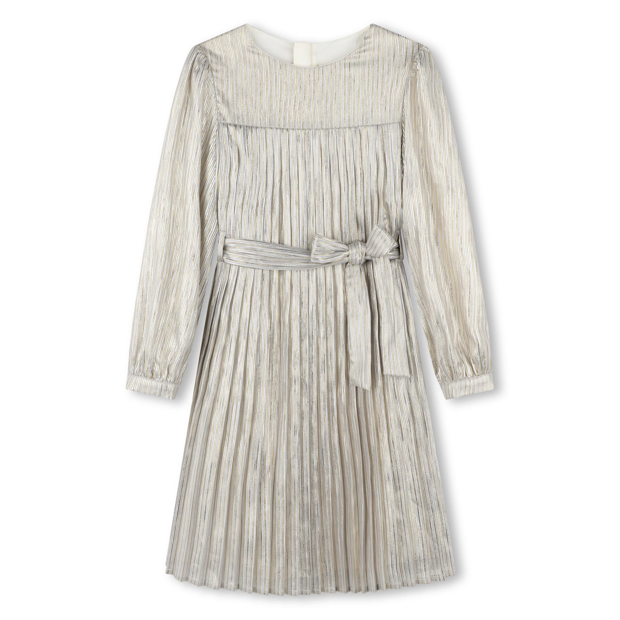 Billieblush Lame Silver Dress for Women - Elegant Party & Evening Wear for Special Occasions
