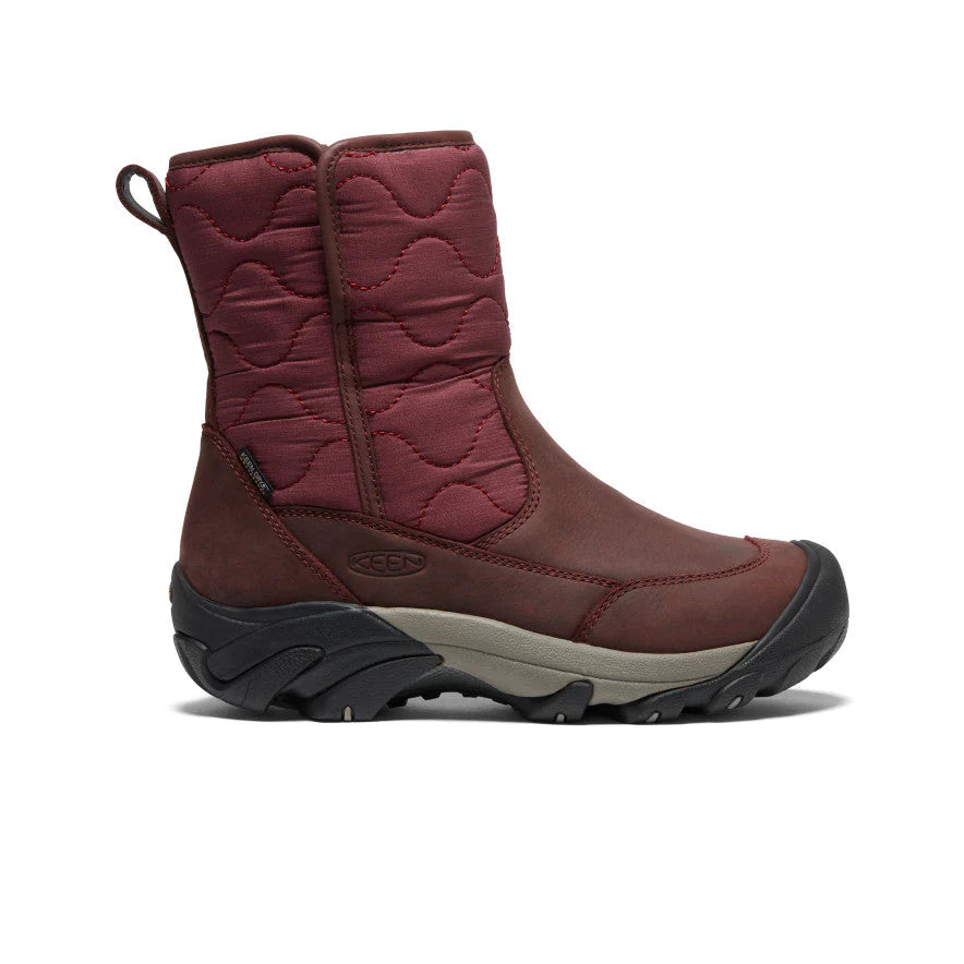 BURGUNDY-BLACK