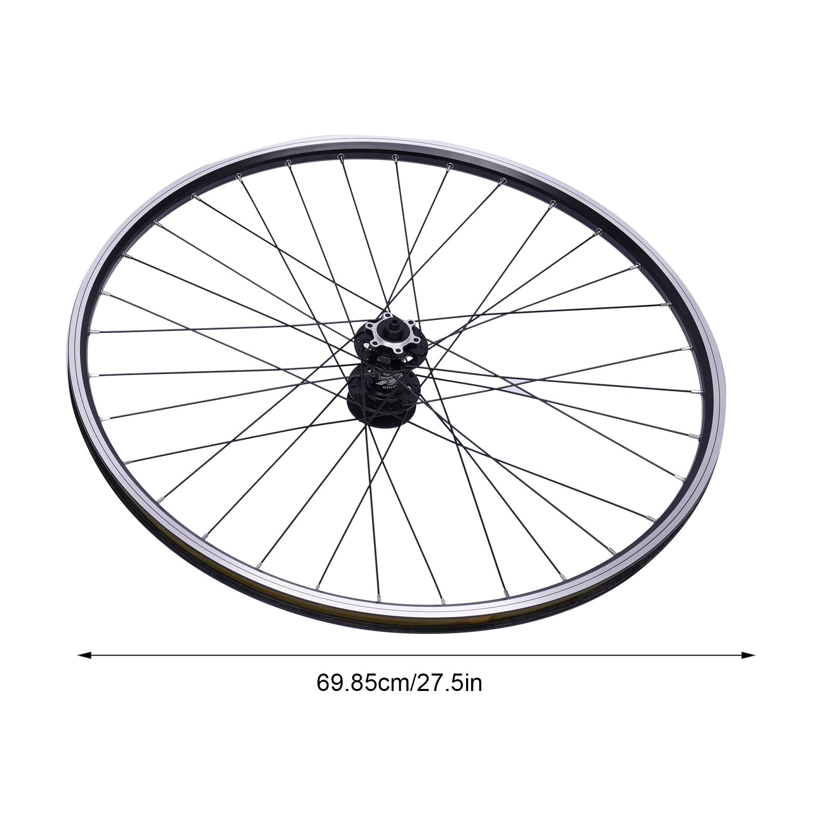 29 Inch Mountain Bike Wheelset - Disc Brake Ready, Aluminum Alloy Rims, Quick Release for Cassette - Perfect for Trail Riding & Off-Road Cycling