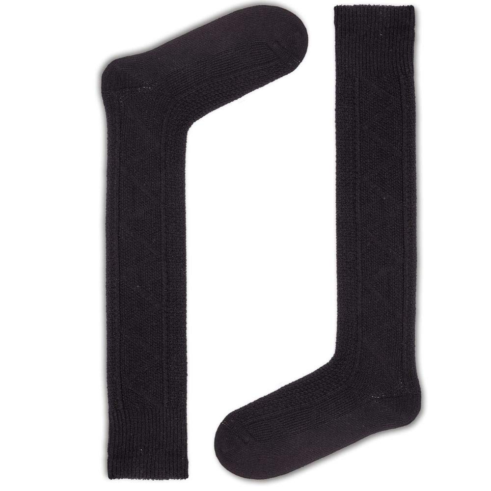 Women's Knit Knee High Long Boot Socks - Winter Warm Stockings & Leg Warmers for Cold Weather - Perfect for Boots, Snow Days & Cozy Outfits