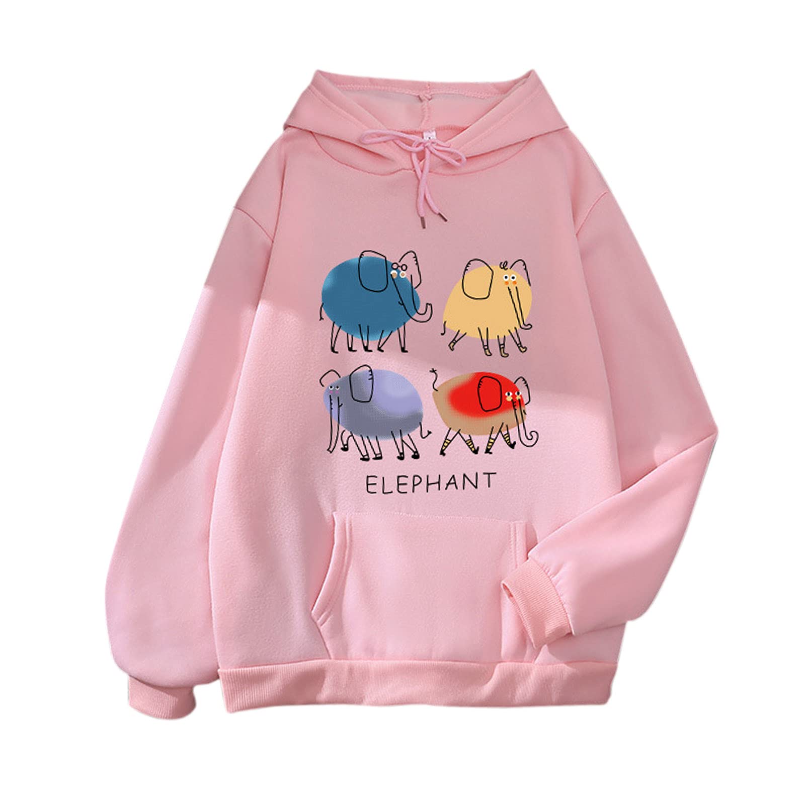 Women's Dinosaur Print Thin Hoodie - Long Sleeve Pullover Sweatshirt for Casual Wear, Street Fashion & Loungewear