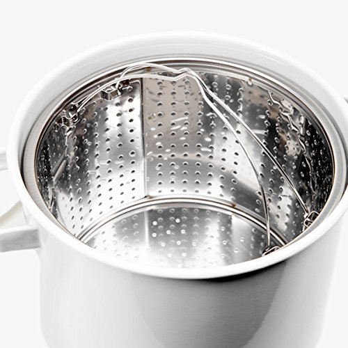 Kaico Enamel Pasta Pan Set - Nonstick Ceramic Coating, 3-Piece Cookware Set for Boiling, Draining & Serving Pasta | Perfect for Italian Cooking, Family Dinners & Restaurant-Style Meals