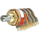 Rotary Switch DP6T 6-Position with Flatted Shaft, PC Pins, 0.3A 115VAC 30VDC - 2 Pack for Automotive and Industrial Applications - Perfect for Control Panels, Instrumentation, and Electrical Equipment