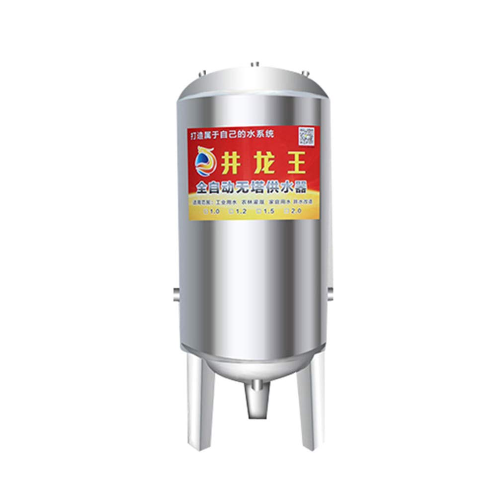 Stainless Steel Pressure Tank for Household Tap Water - Automatic Well Water Pressurized Storage Tank - Expansion Tank for Domestic Water Supply System | Home, RV & Off-Grid Water Solutions